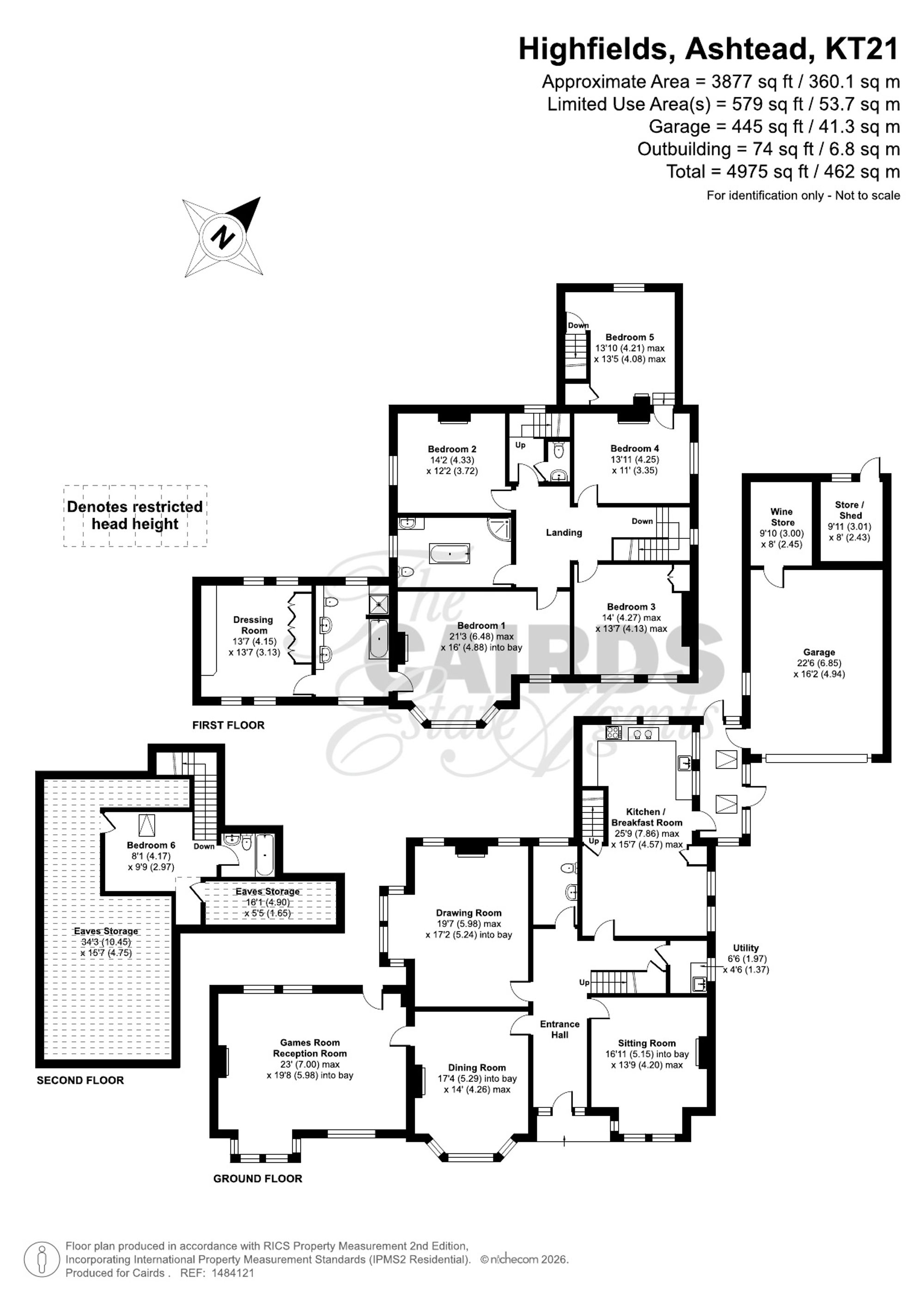 Larkhurst, 11 Highfields, Ashtead KT21 2NL
