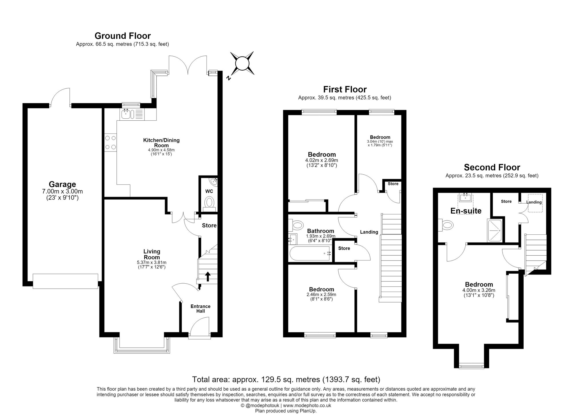 4 Bedroom House For Sale - Garden Fields, Offley, SG5 Floor Plan