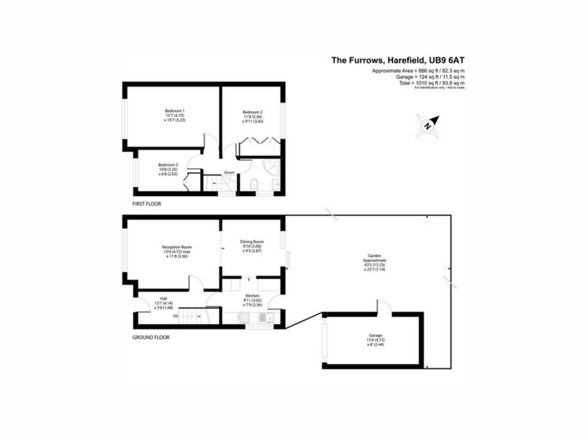 Floor plan for The Furrows