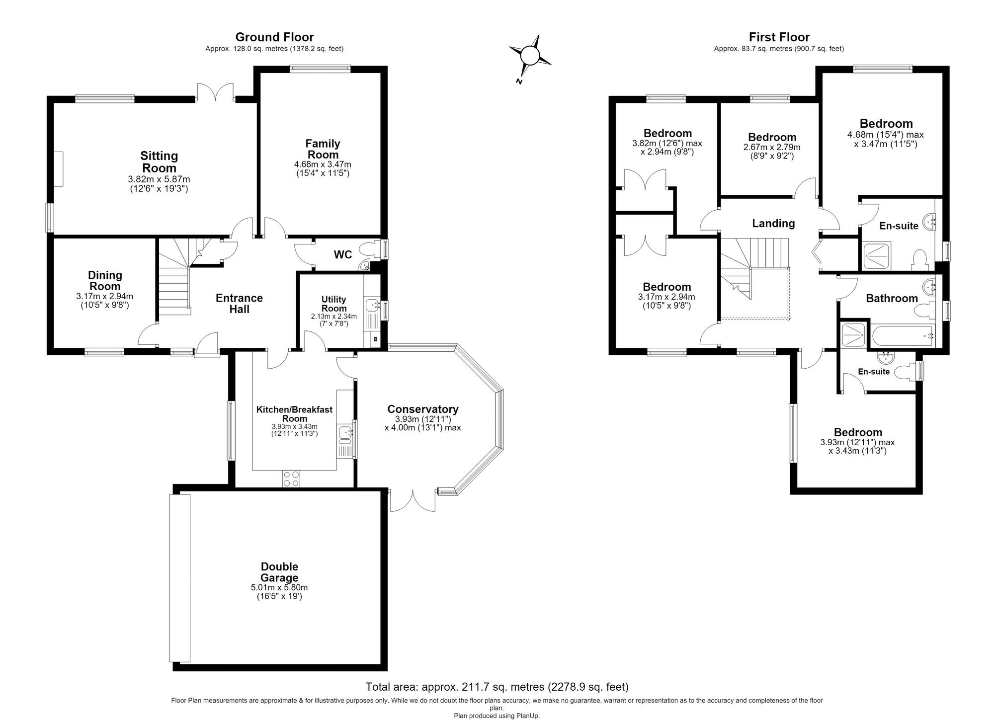 5 Bedroom House For Sale - Bramley Close, Shefford, SG17 Floor Plan