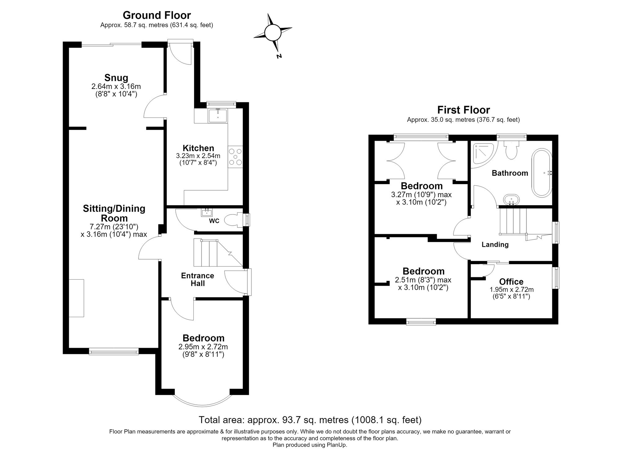 3 Bedroom House For Sale - Stormont Road, Hitchin, SG5 Floor Plan