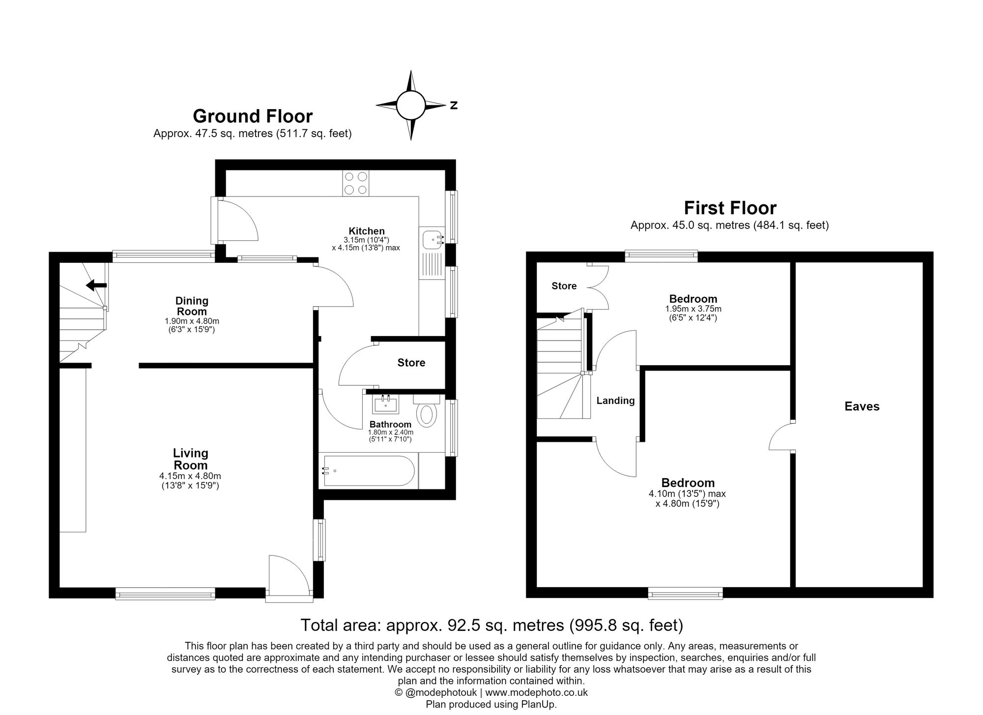 2 Bedroom House For Sale - Stevenage Road, Little Wymondley, SG4 Floor Plan