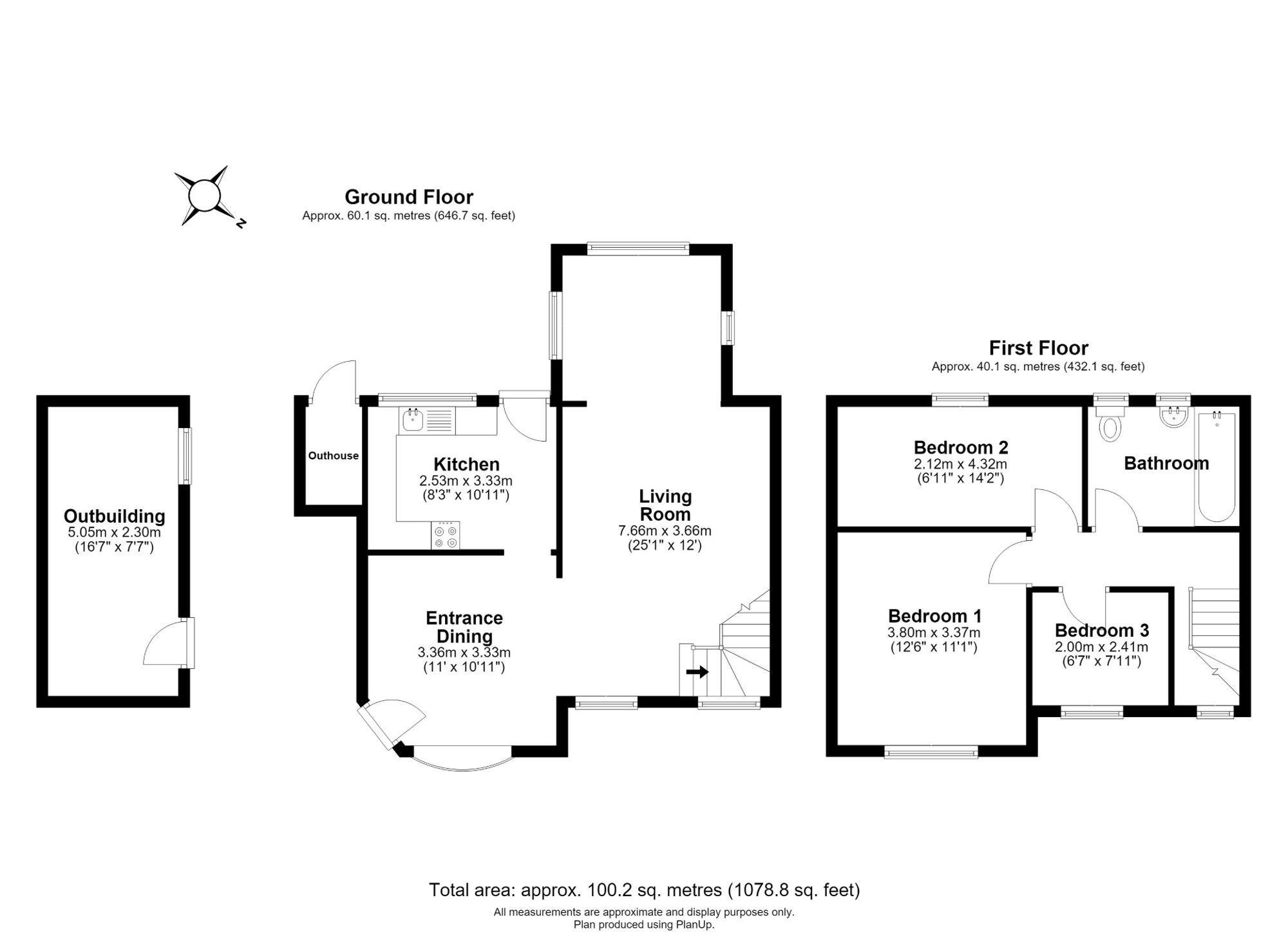 Floorplan for College Street, Harrogate, HG2