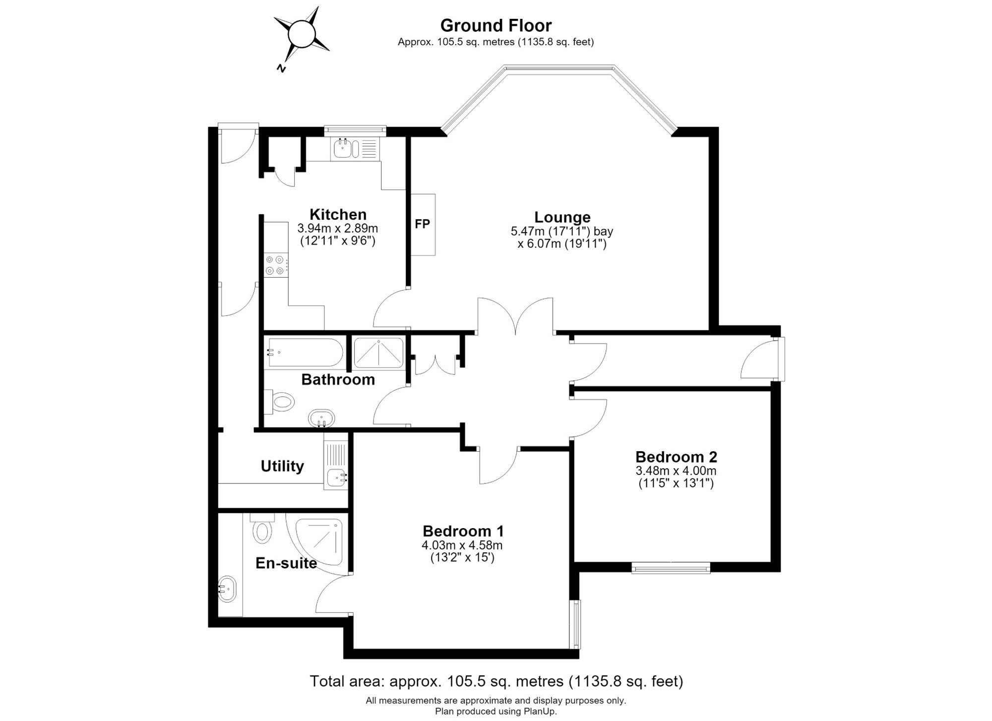 Floorplan for Rutland Road, Harrogate, HG1