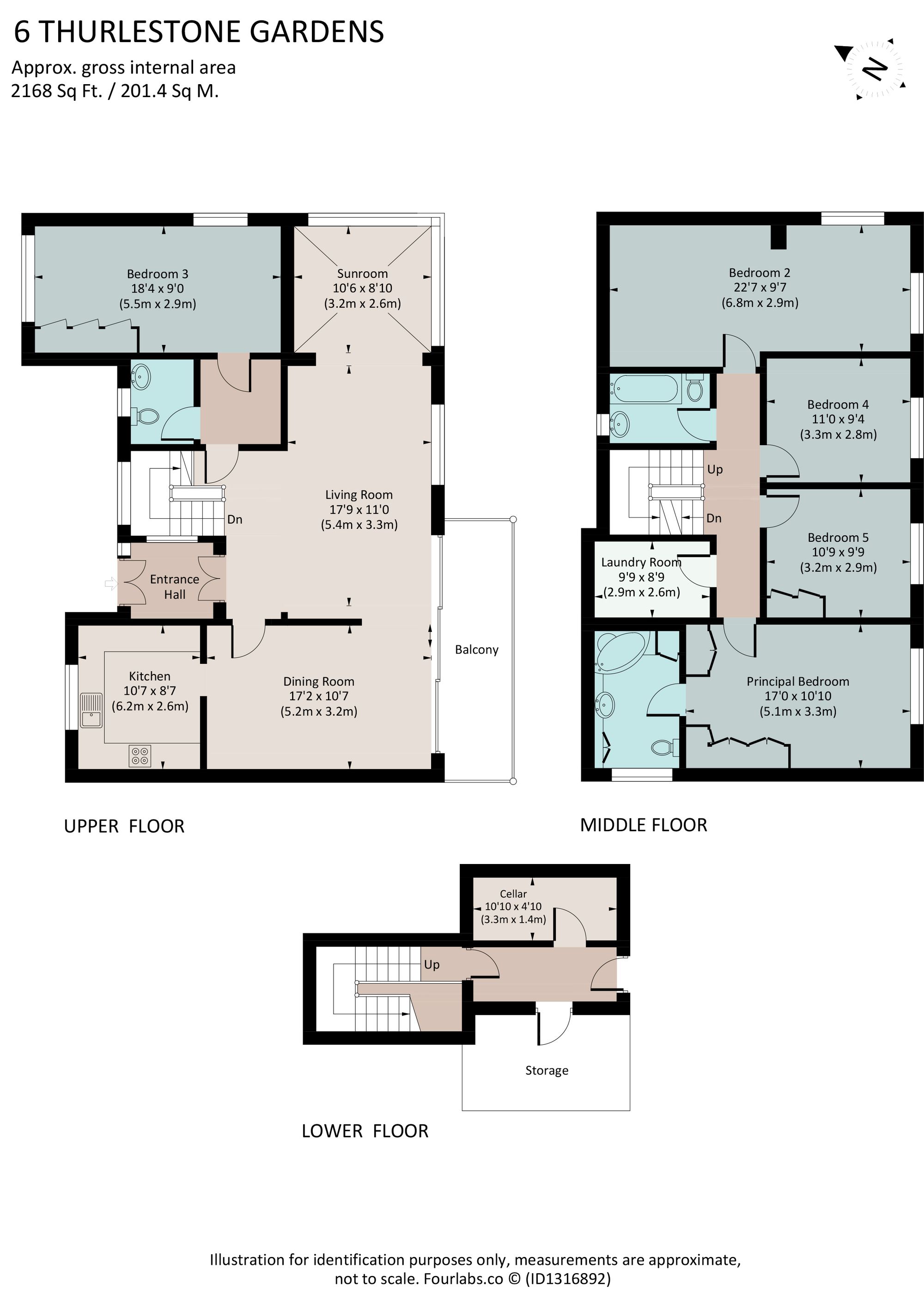 Thurlestone Gardens, Dartmouth, Devon floorplan