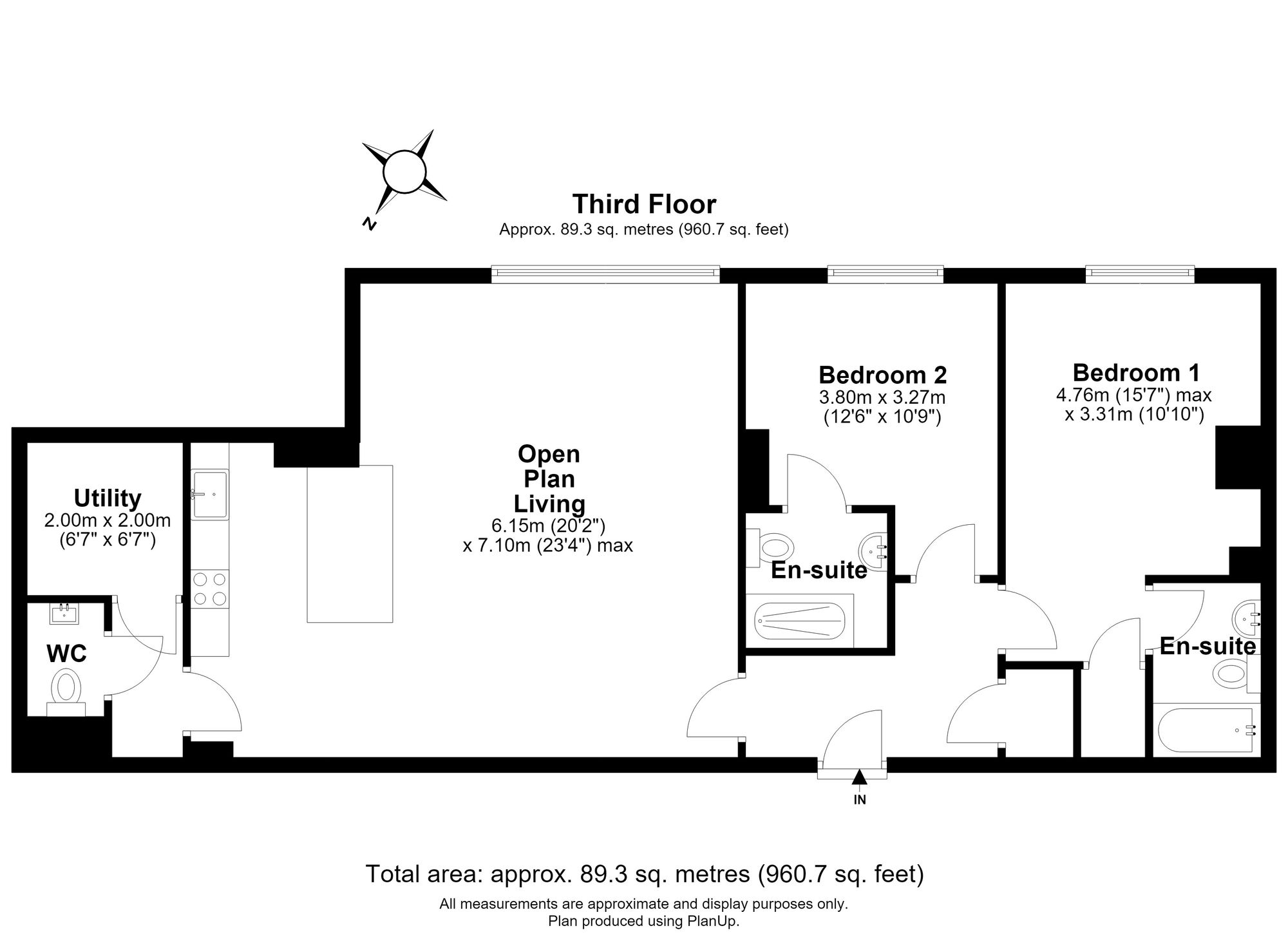Floorplan for Piccadilly, York, YO1
