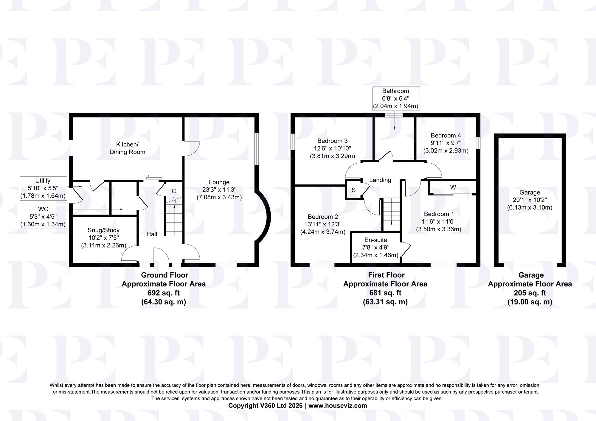 Frezenberg Close, Burbage, LE10 Floorplan