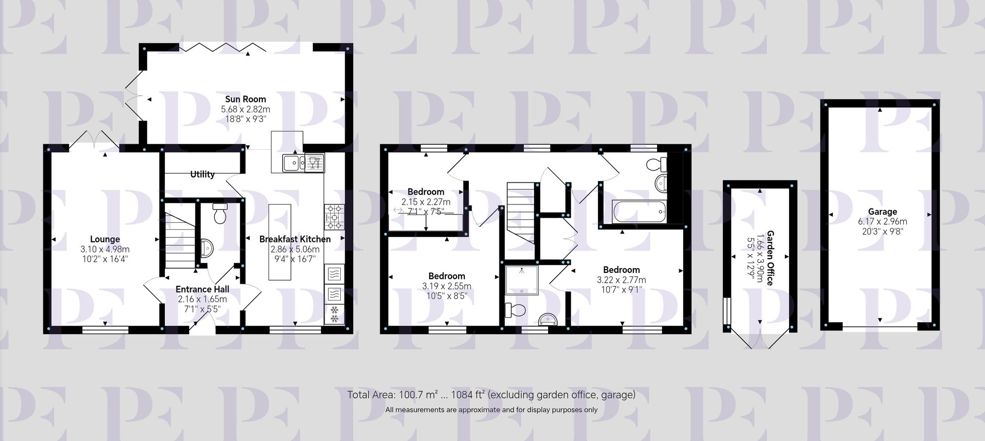 Abbott Drive, Stoney Stanton, LE9 Floorplan