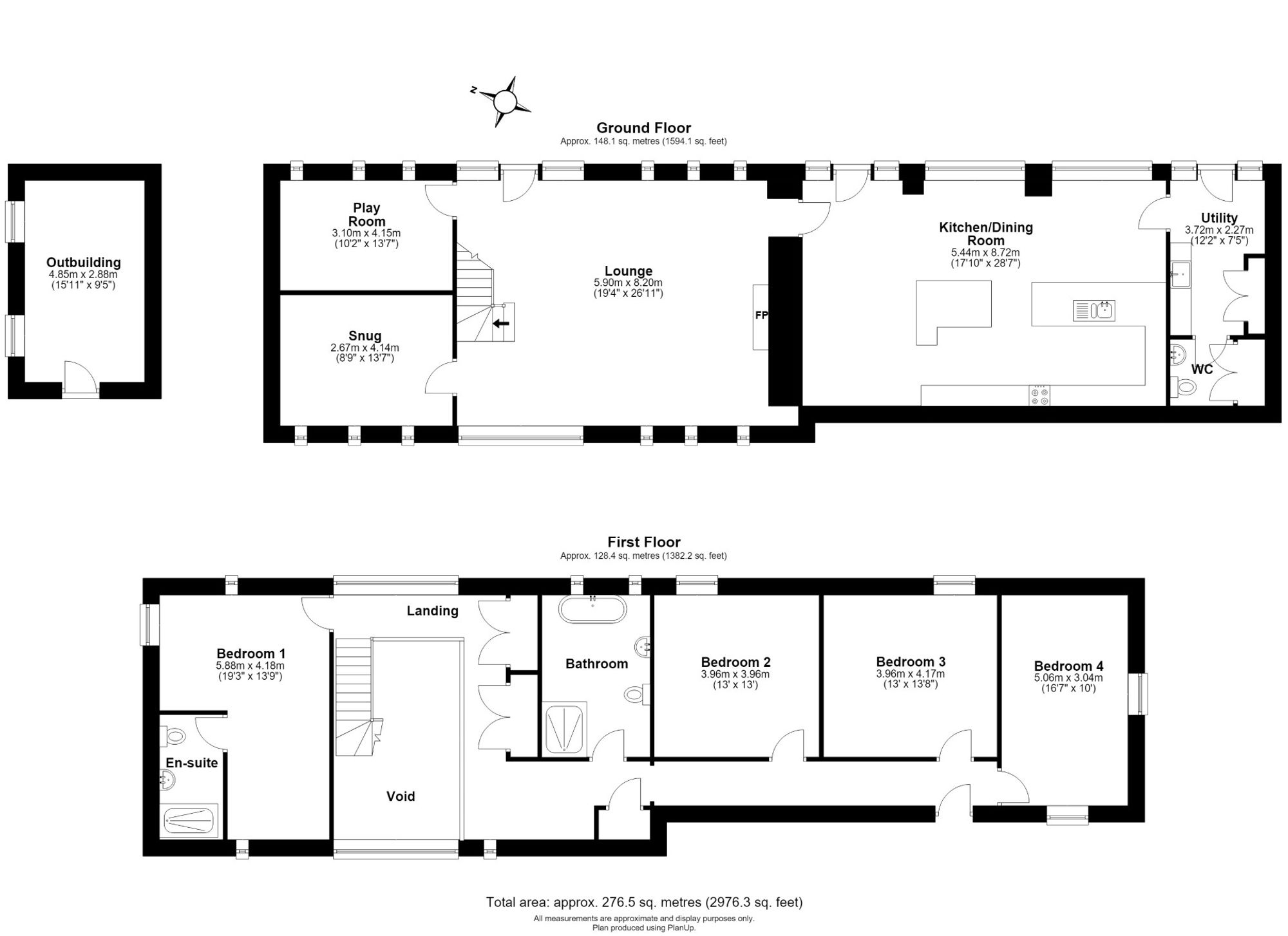 Floorplan for Thistle Hill, Thistle Hill Farm, HG5