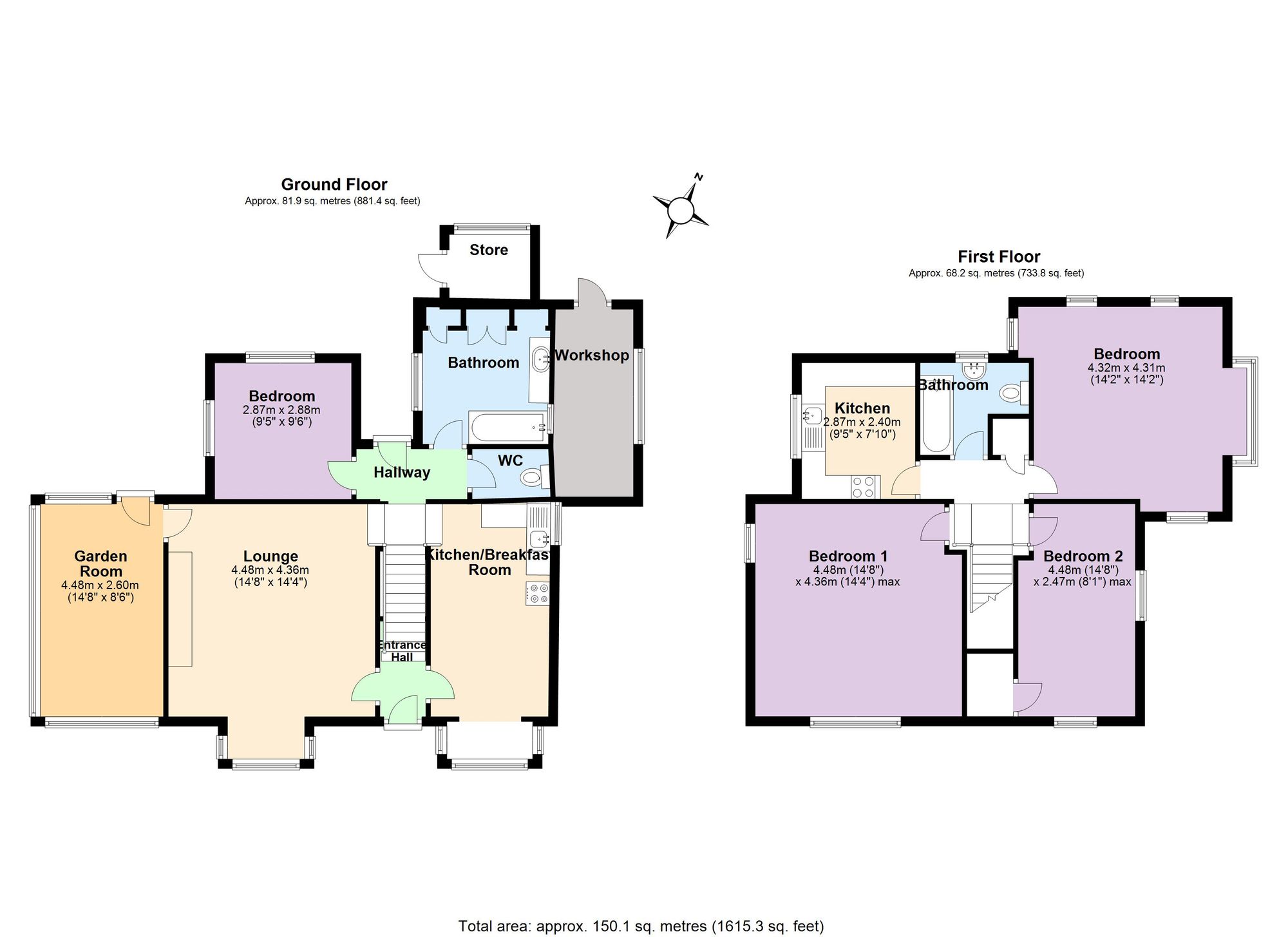 Rowan Cottage, Bugford, Dartmouth floorplan