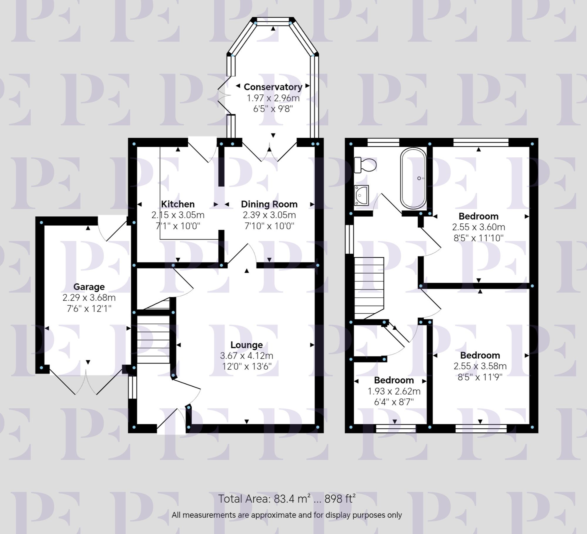 Turner Drive, Hinckley, LE10 Floorplan