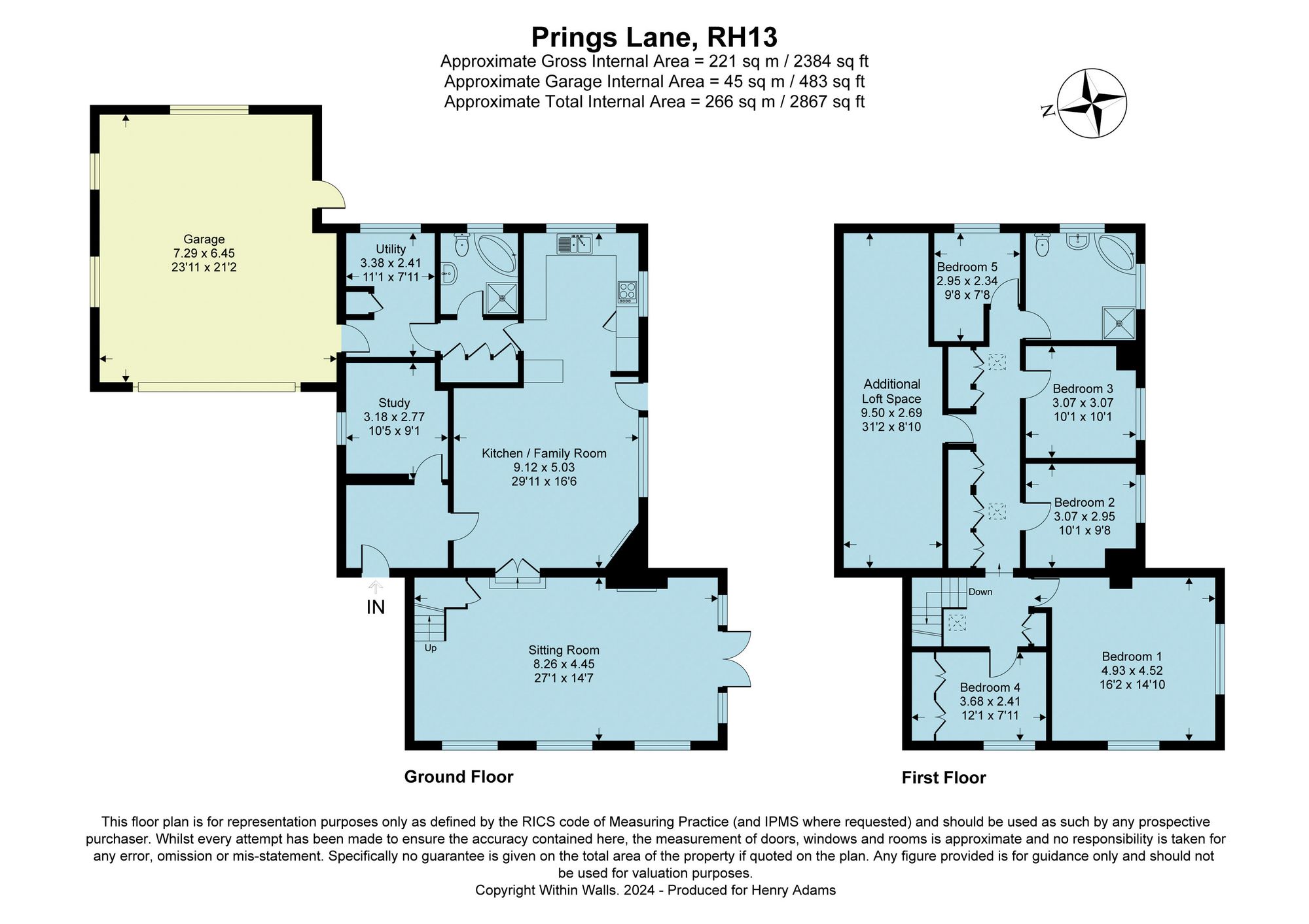Prings Lane, Maplehurst, RH13 floorplans