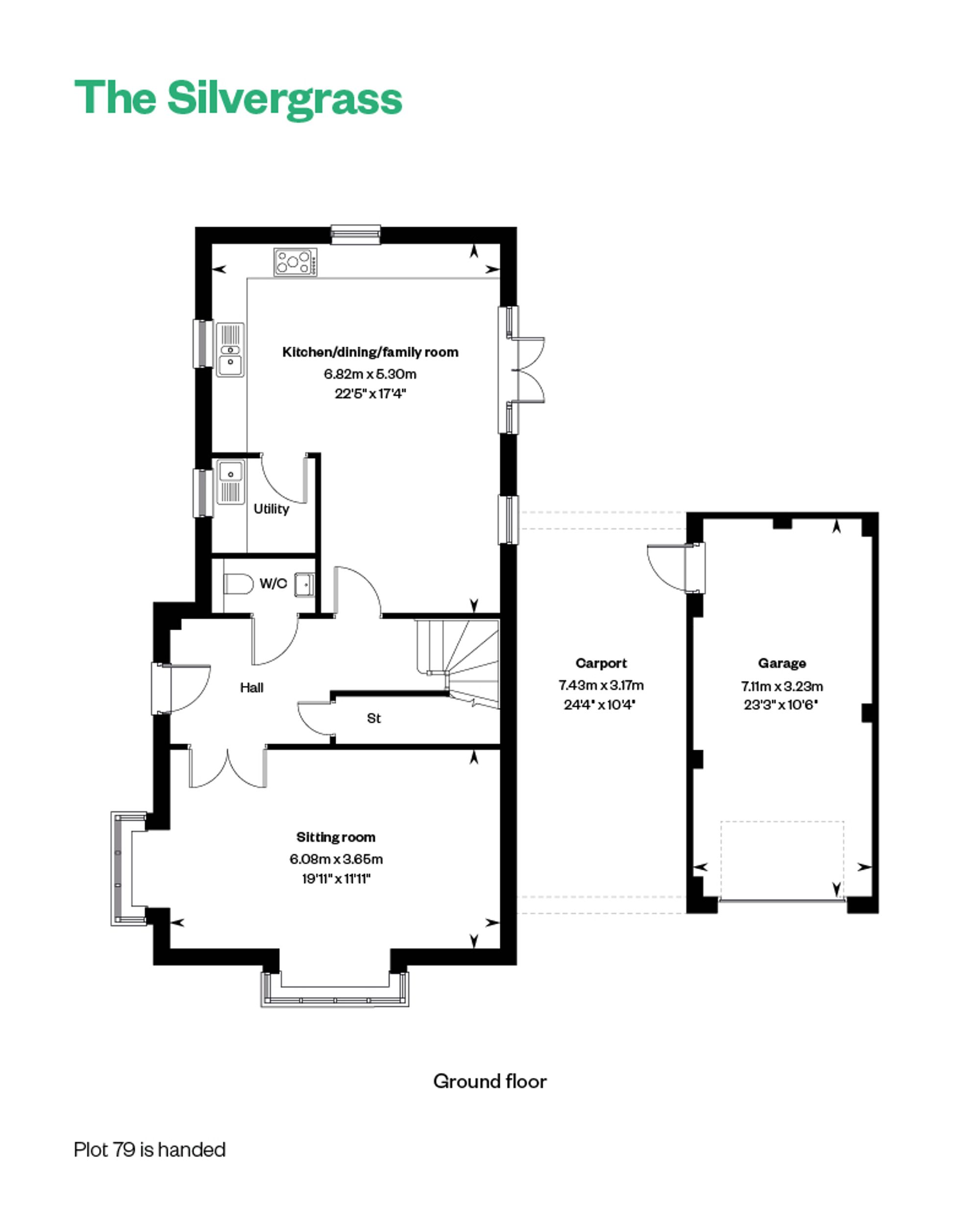 4 Bedroom House For Sale - Arlesey Road, Stotfold, SG5 Floor Plan