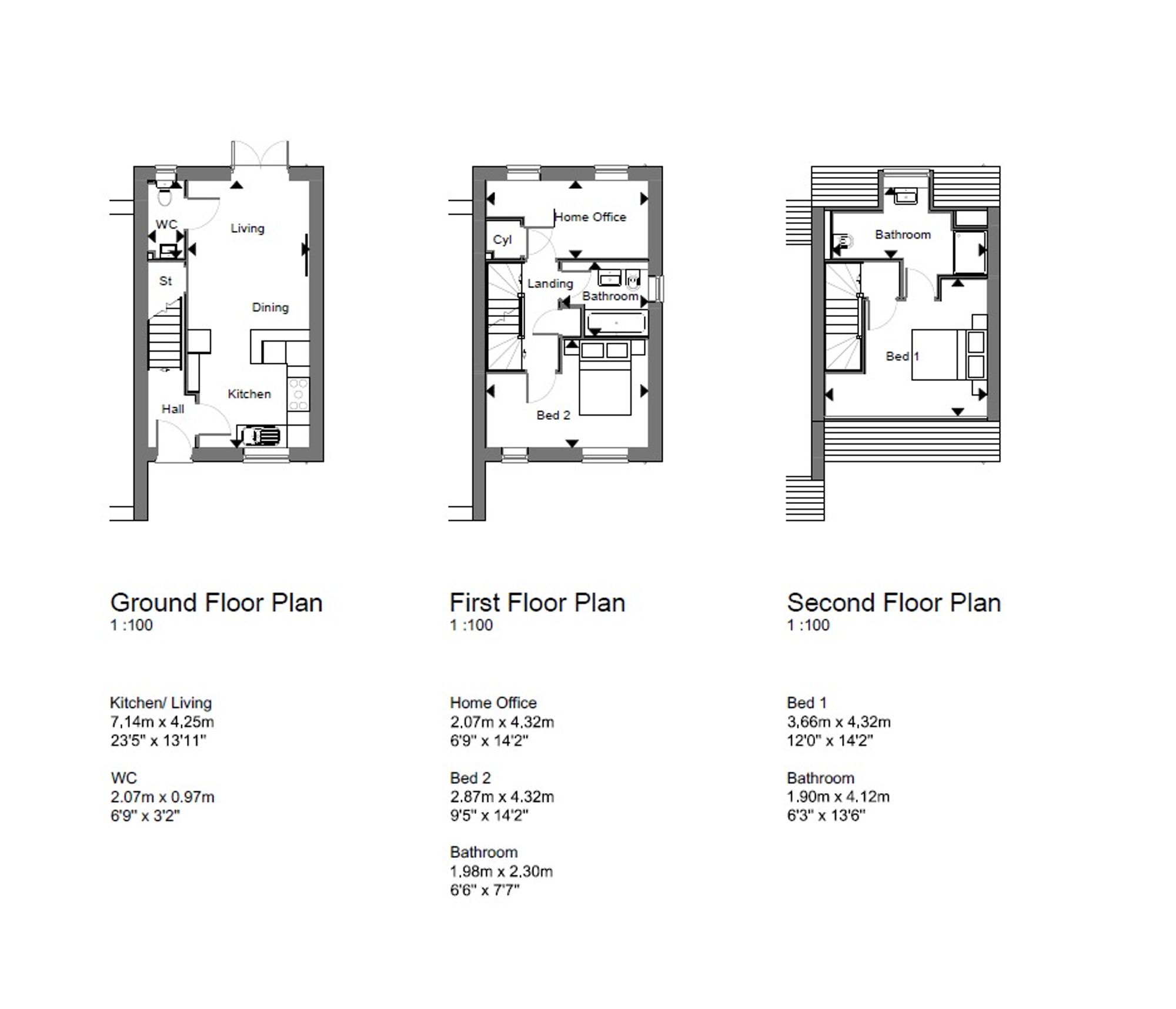Floorplan for Franklin Road, Harrogate, HG1