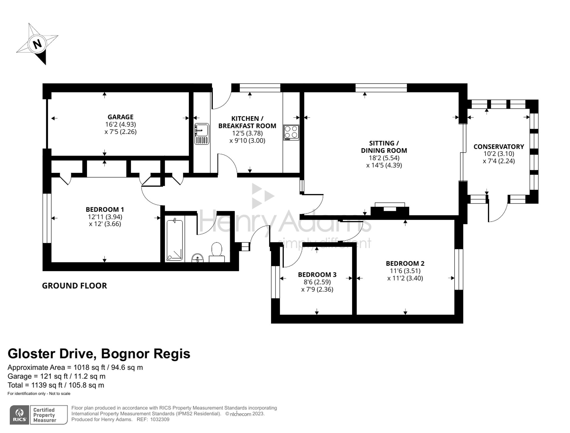 Gloster Drive, Nyetimber floorplans