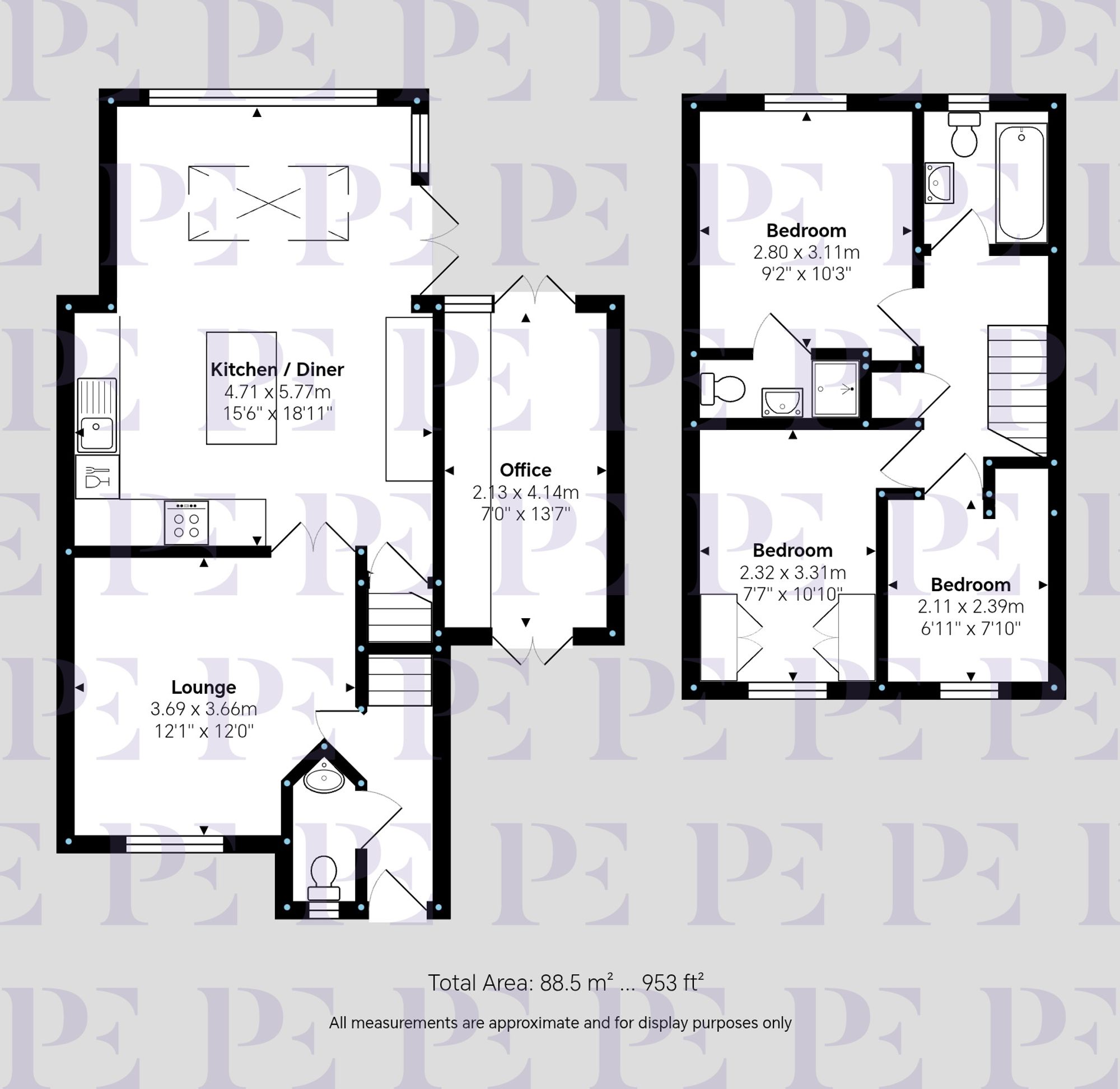 Cadeby Close, Hinckley, LE10 Floorplan