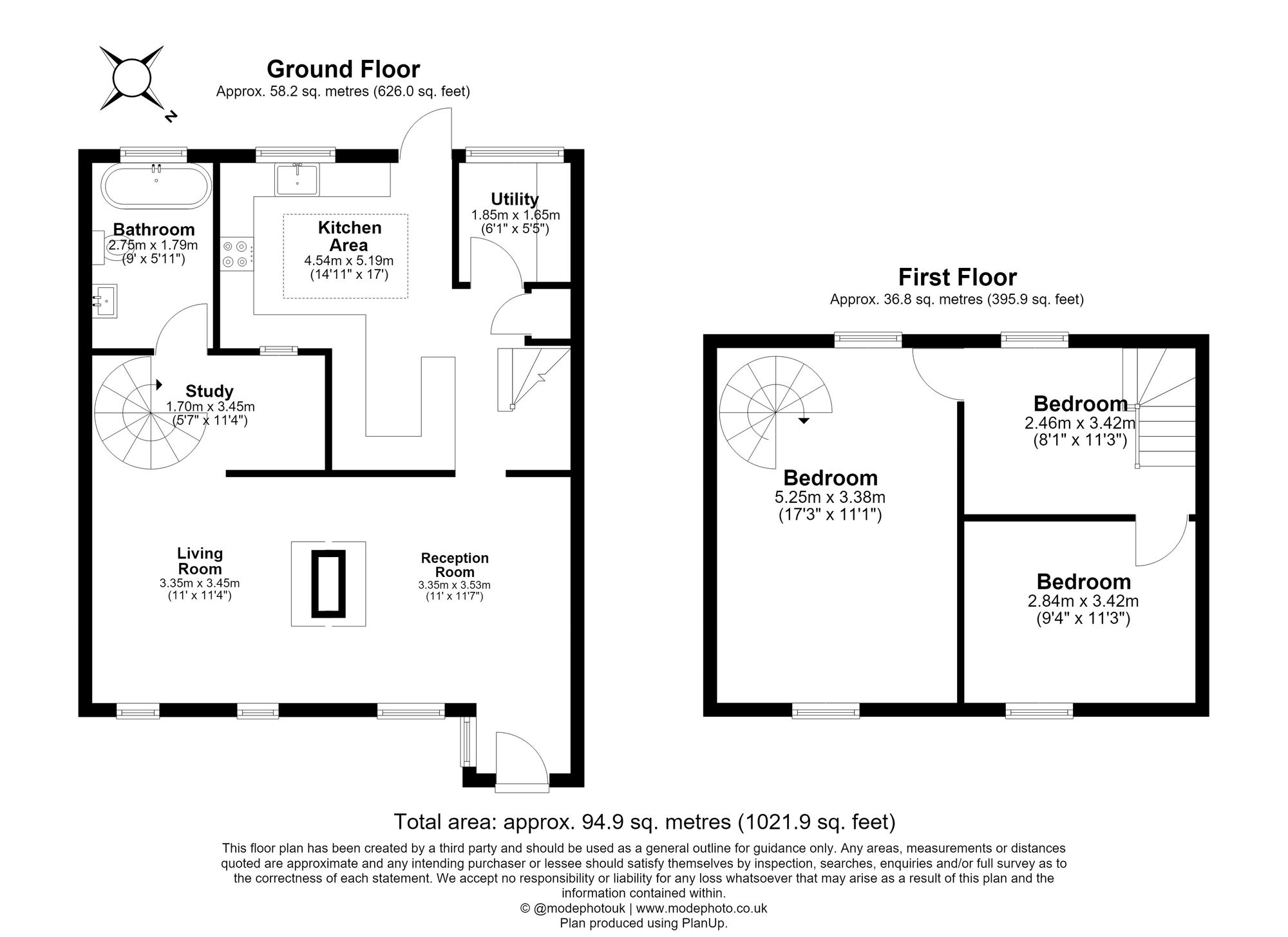 3 Bedroom House For Sale - Hillfoot Road, Shillington, SG5 Floor Plan