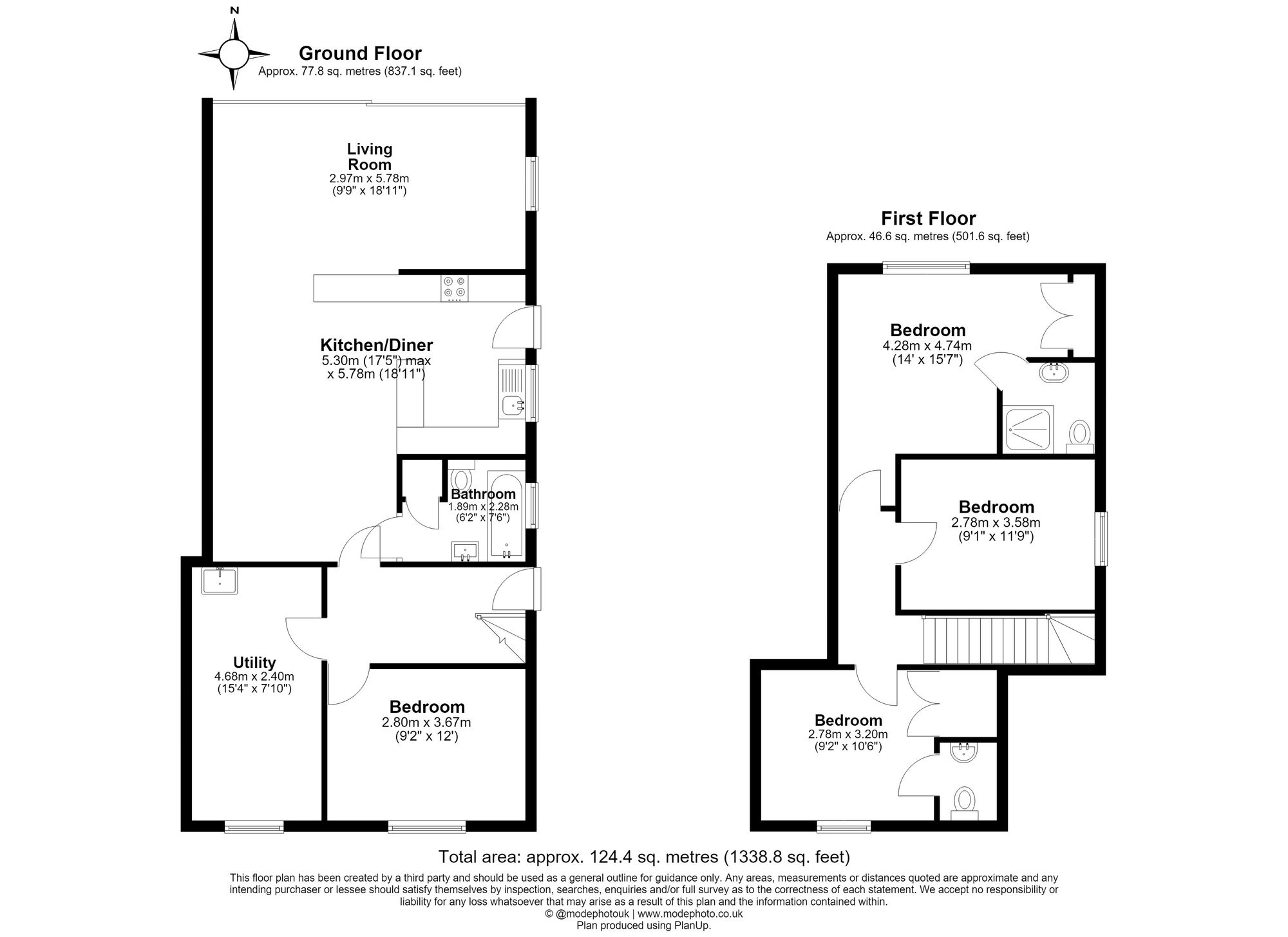 4 Bedroom House For Sale - High Street, Pirton, SG5 Floor Plan