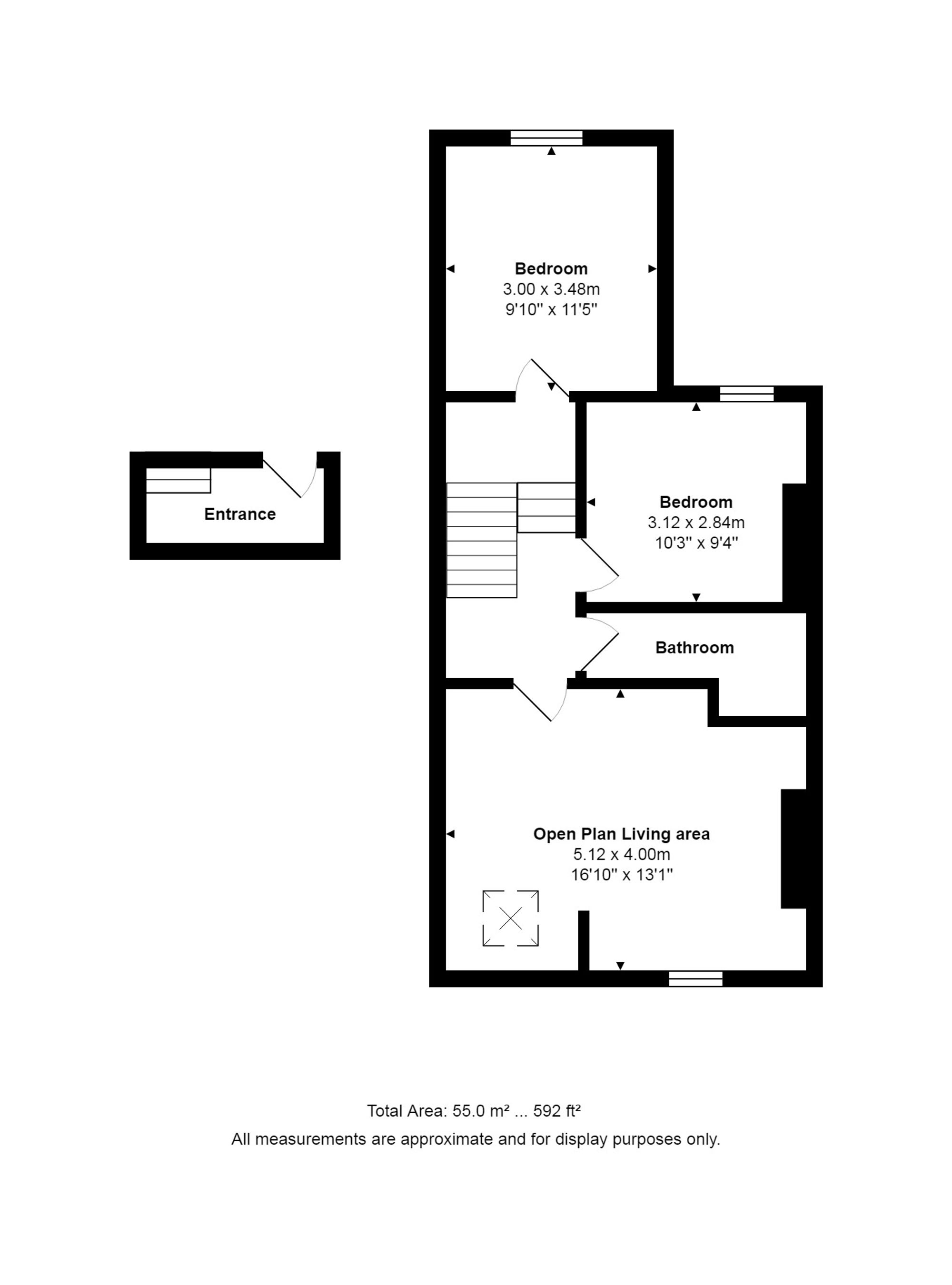 Floorplan for Dragon Road, Harrogate, HG1