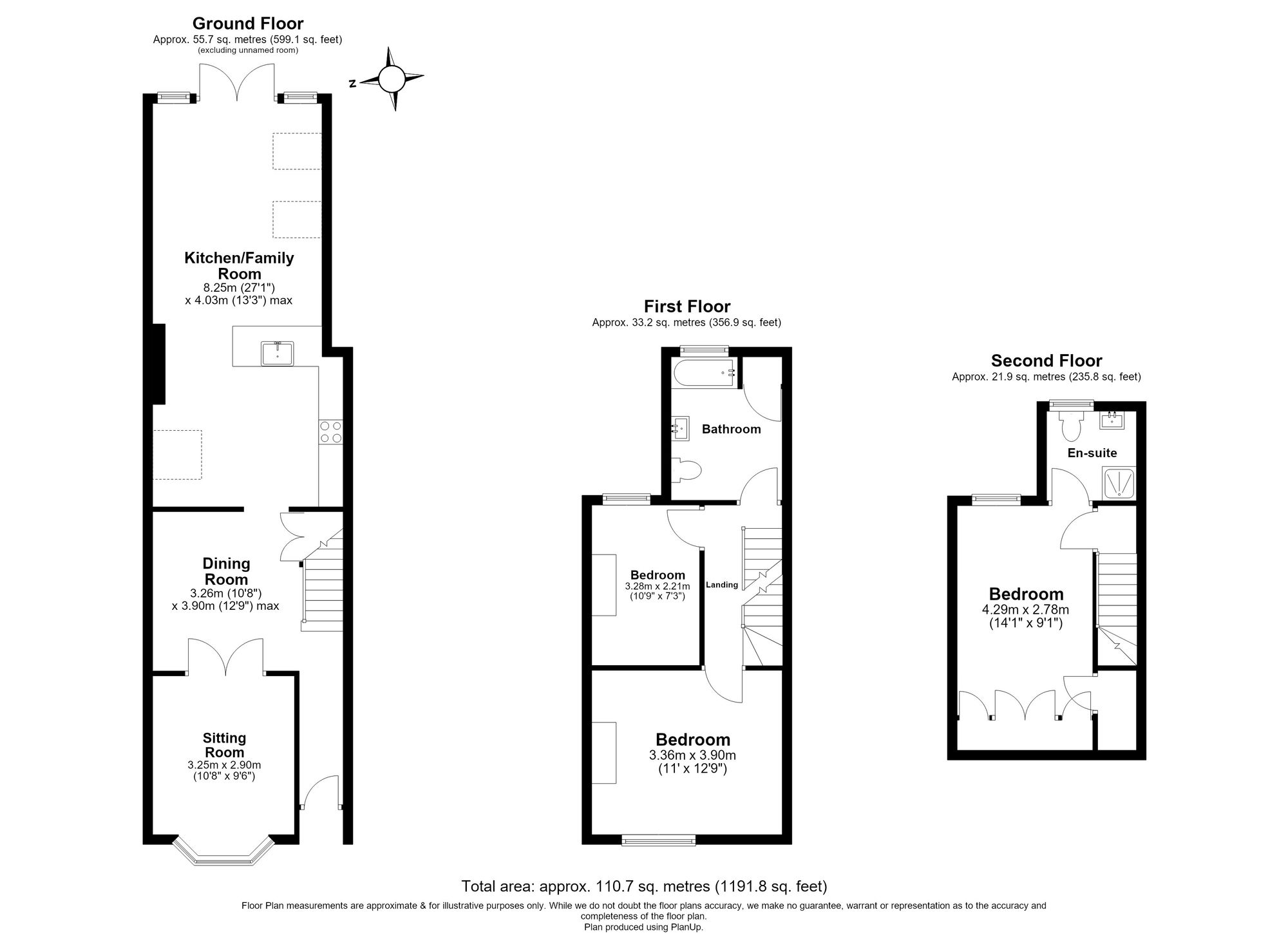 3 Bedroom Not Specified For Sale - Grove Road, Hitchin, SG5 Floor Plan