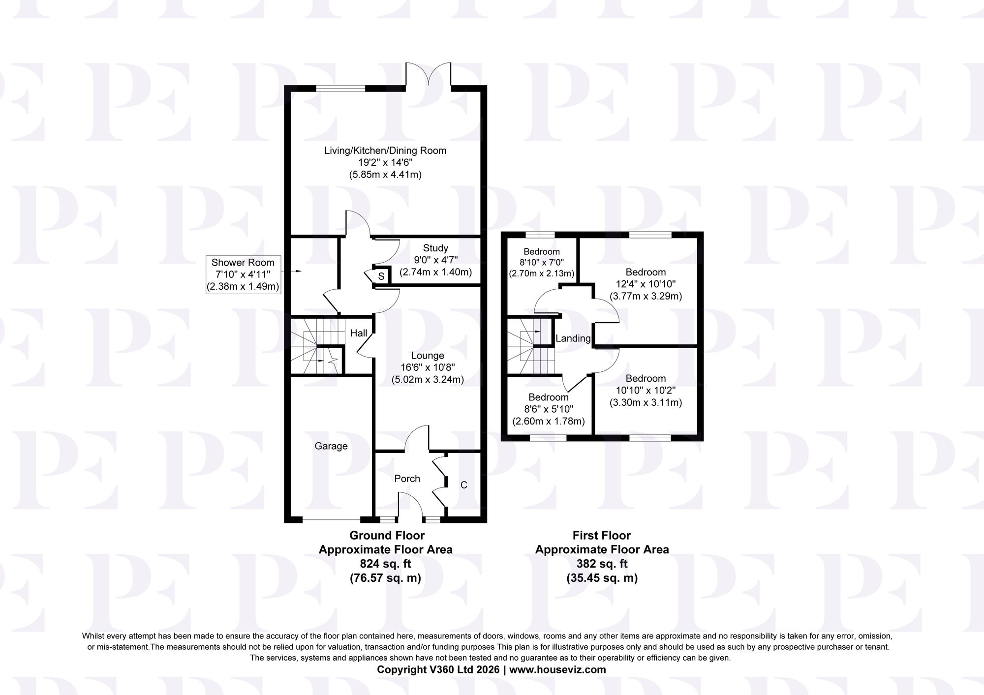 Milton Close, Hinckley, LE10 Floorplan