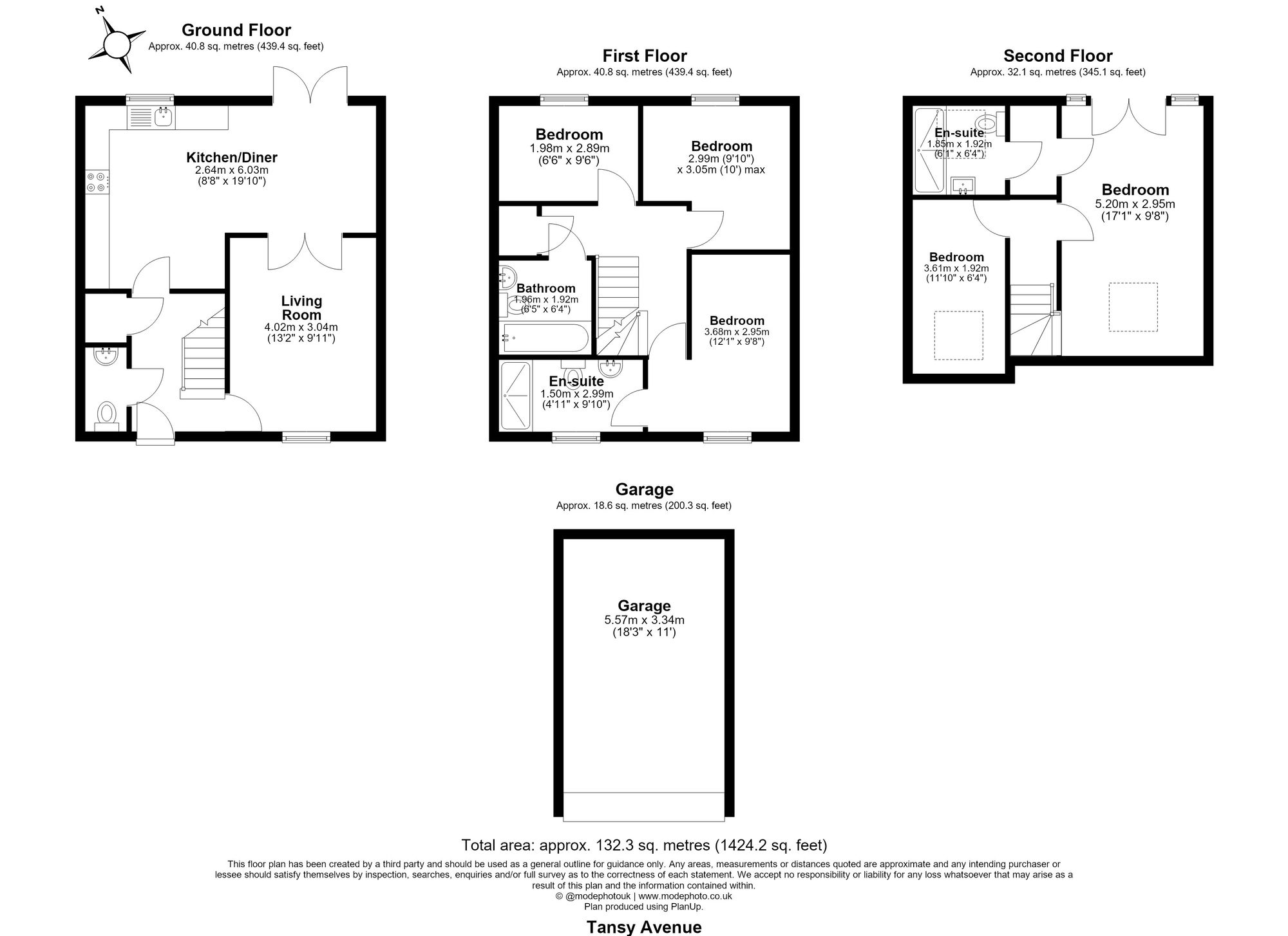 5 Bedroom House For Sale - Tansy Avenue, Stotfold, SG5 Floor Plan