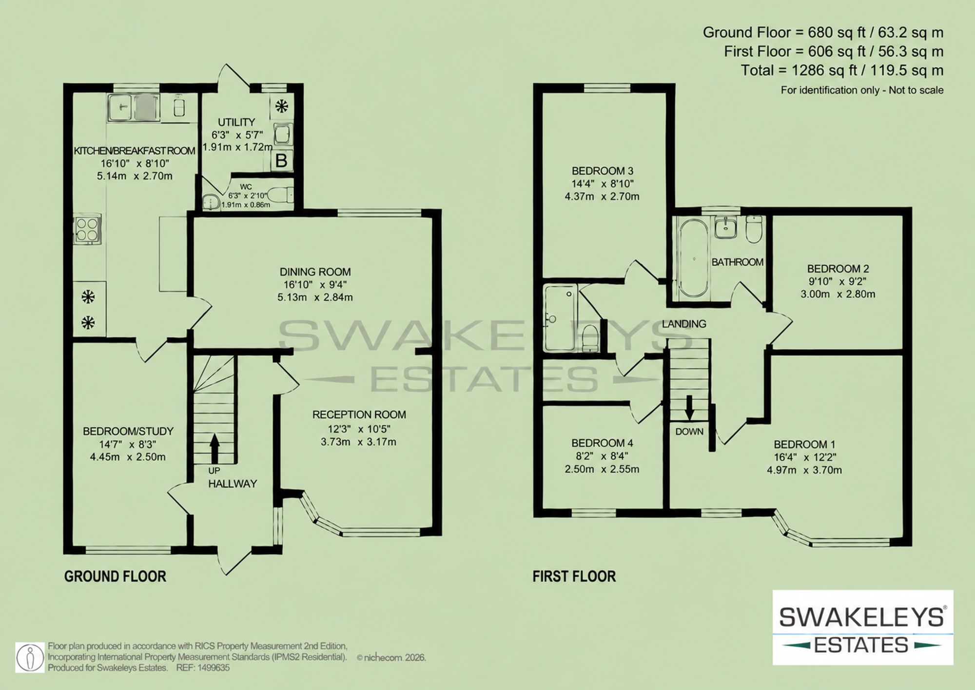 Floor plan for Bempton Drive
