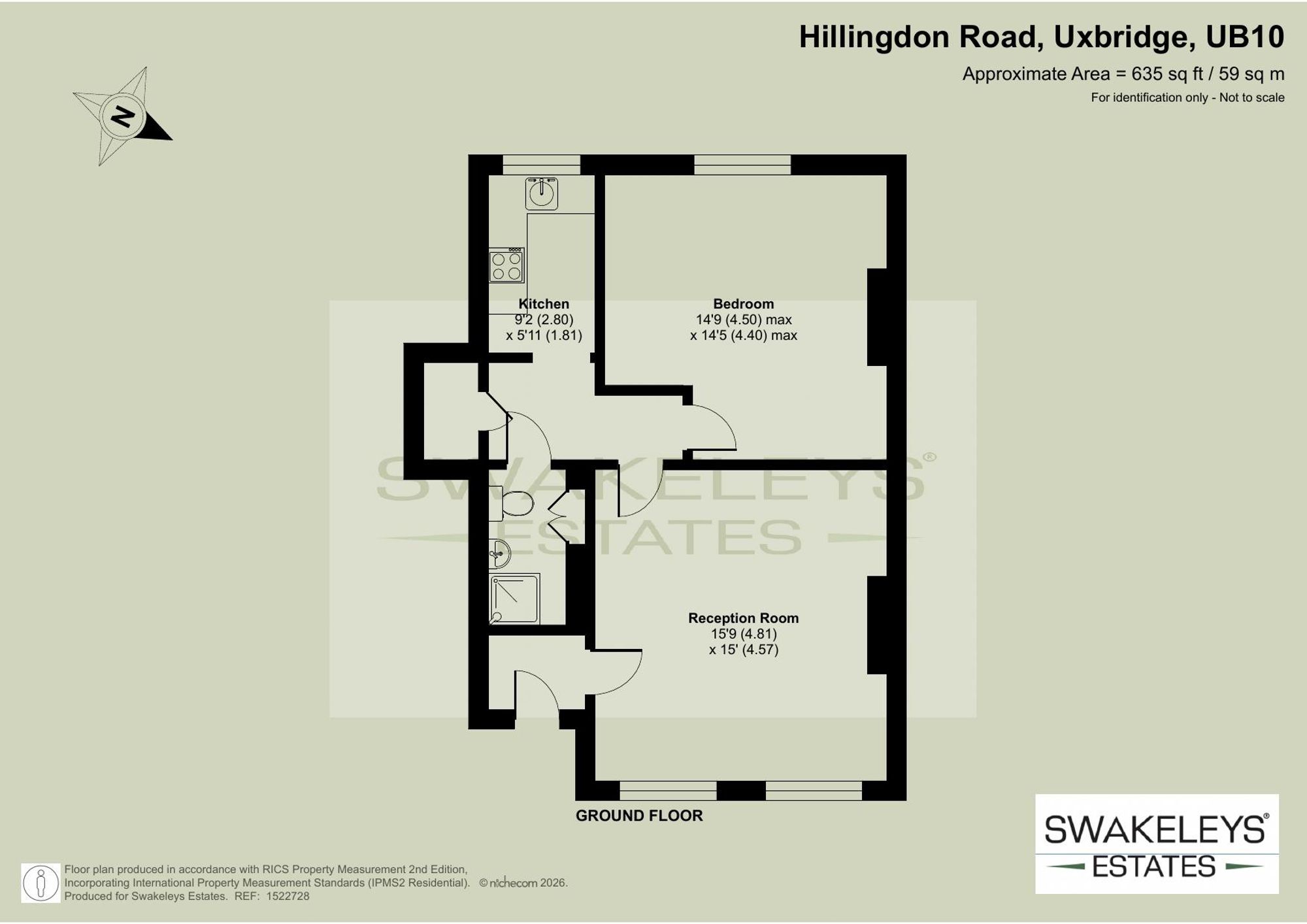 Floor plan for Hillingdon Road