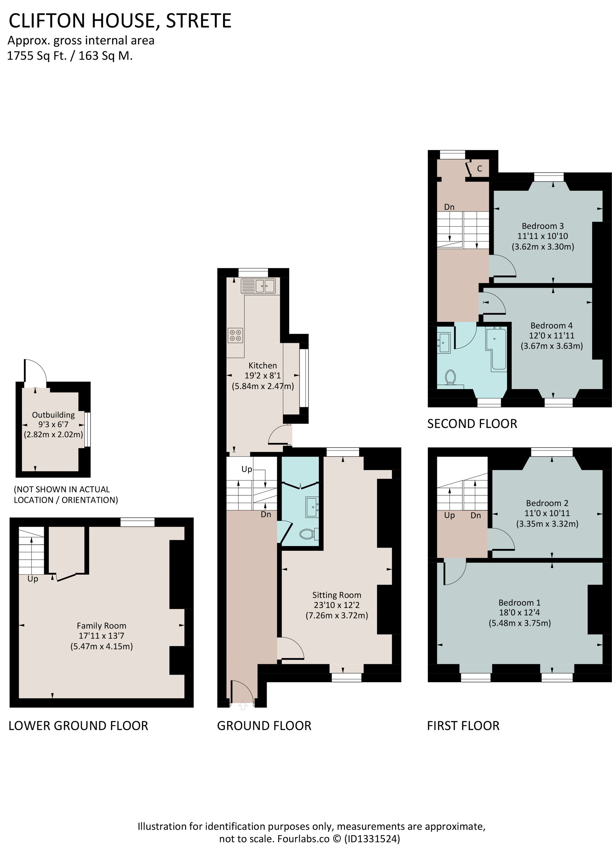 Clifton House, Strete, Dartmouth floorplan