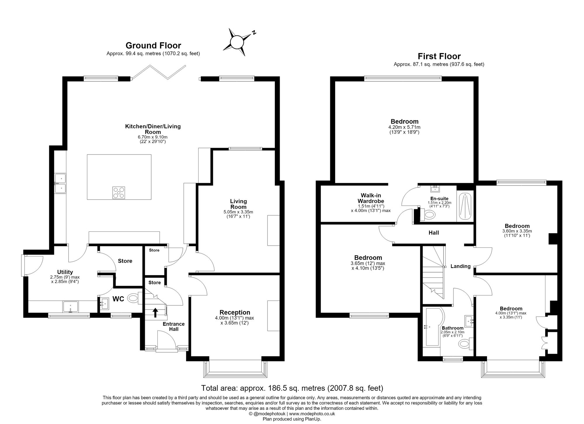 4 Bedroom House For Sale - Lime Tree Road, Clifton, SG17 Floor Plan