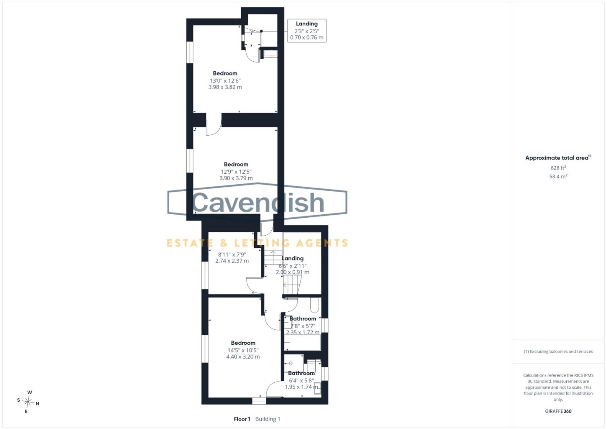 Floor plan — Loggerheads Road, Cilcain, CH7