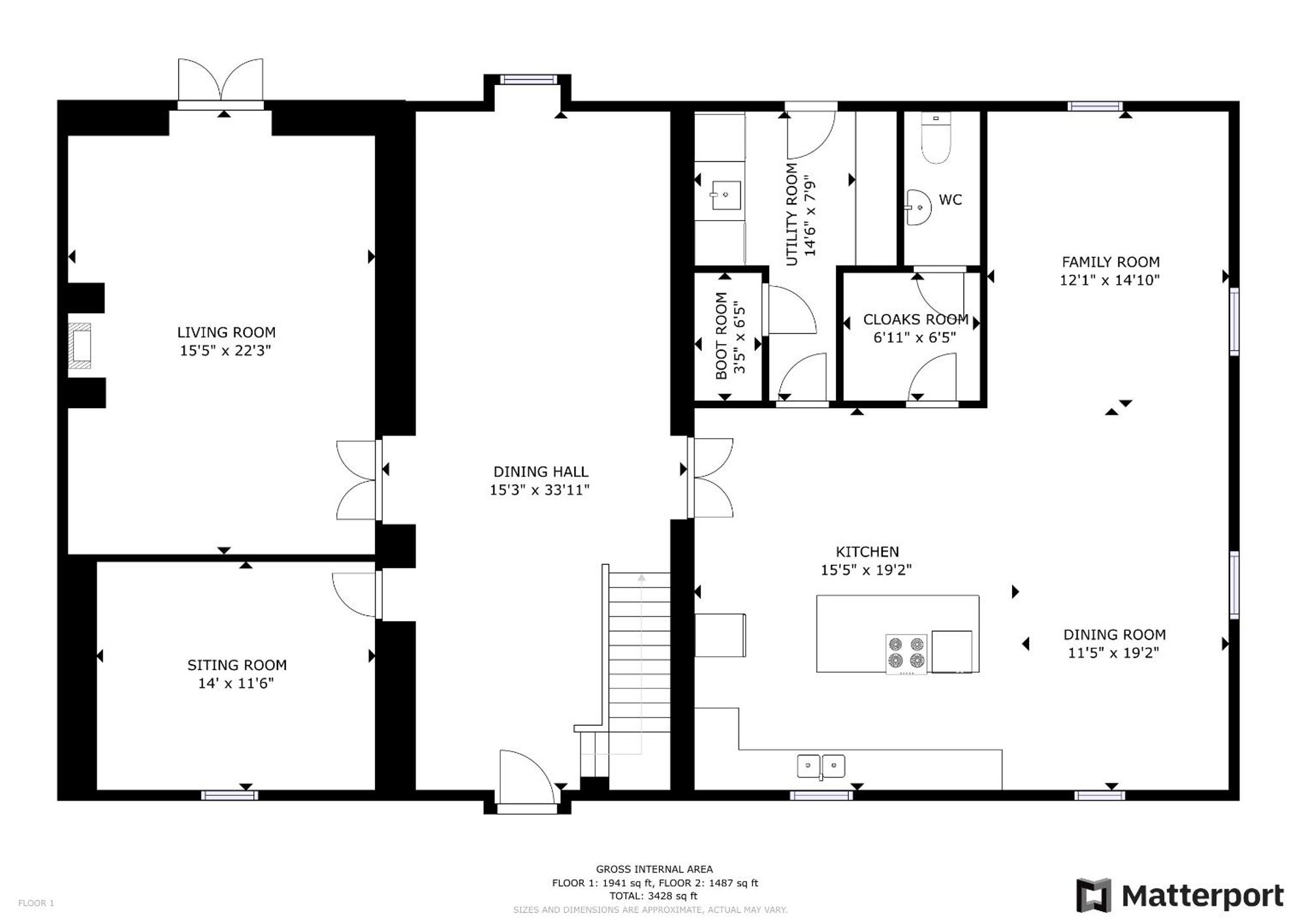 Floor plan — The Green, Poulton, CH4