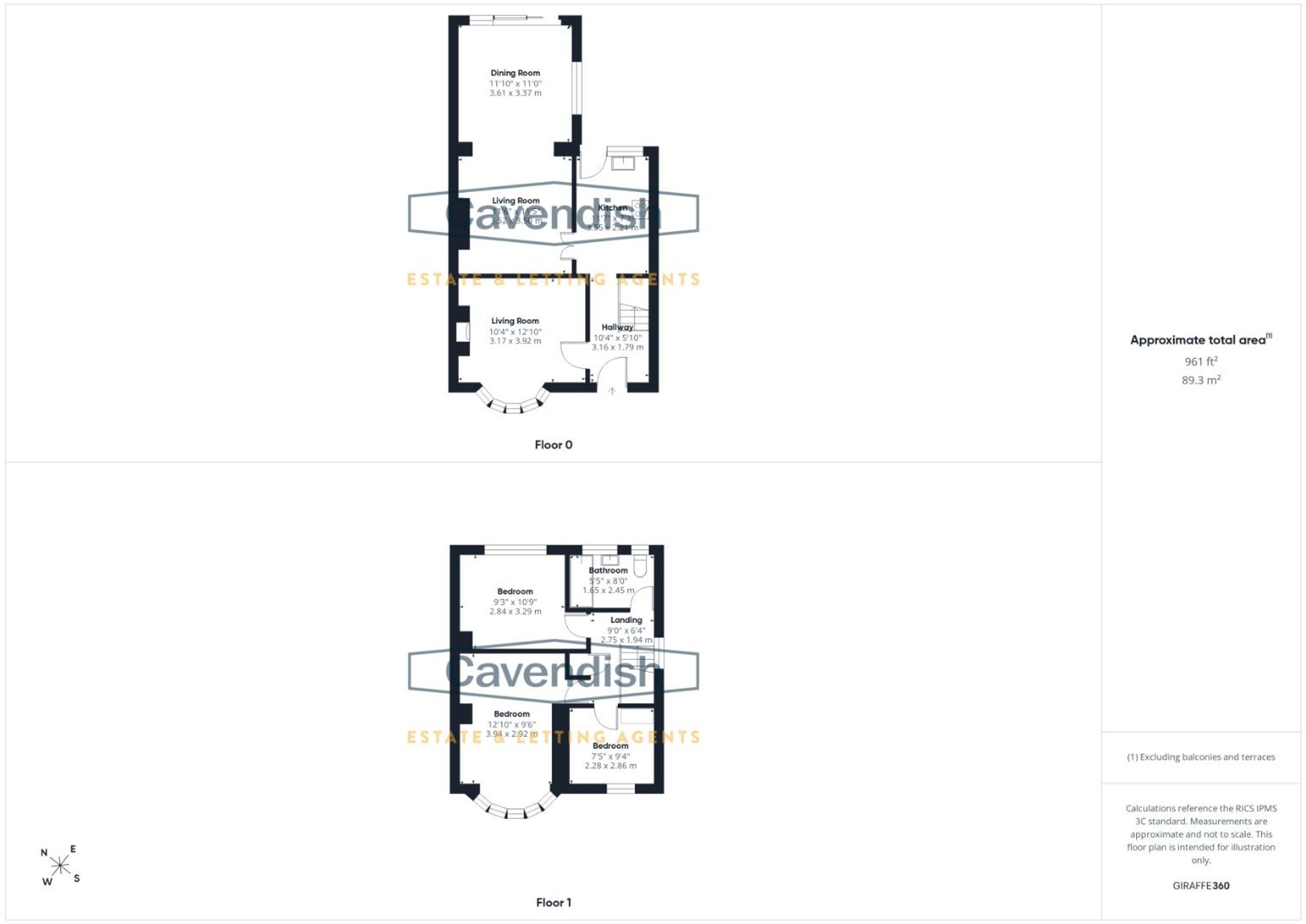 Floor plan — Hillside Crescent, Mold, CH7