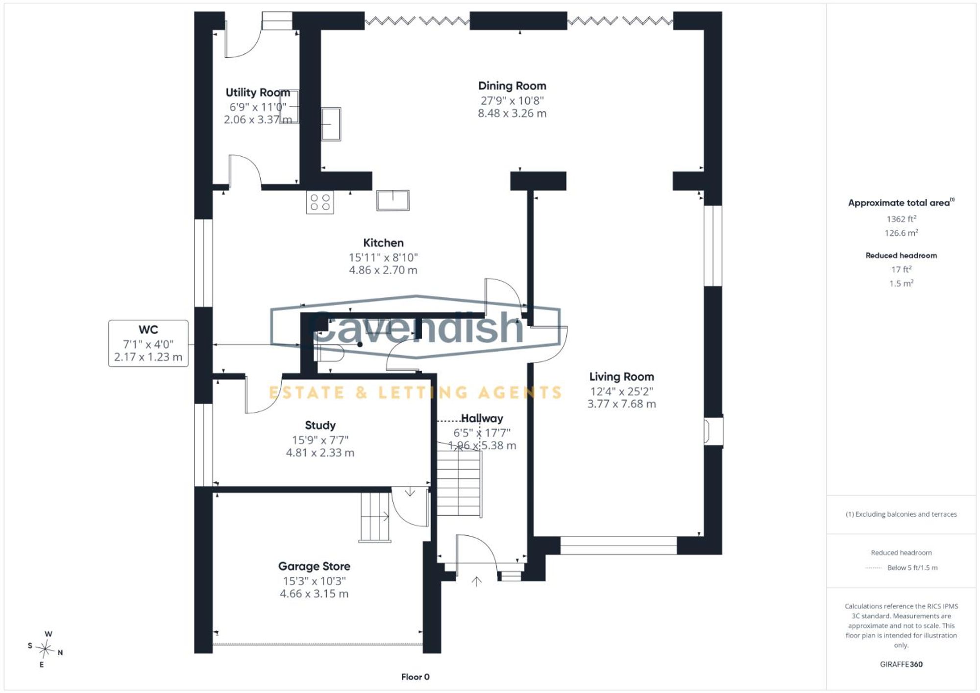 Floor plan — Church Street, Tarvin, CH3