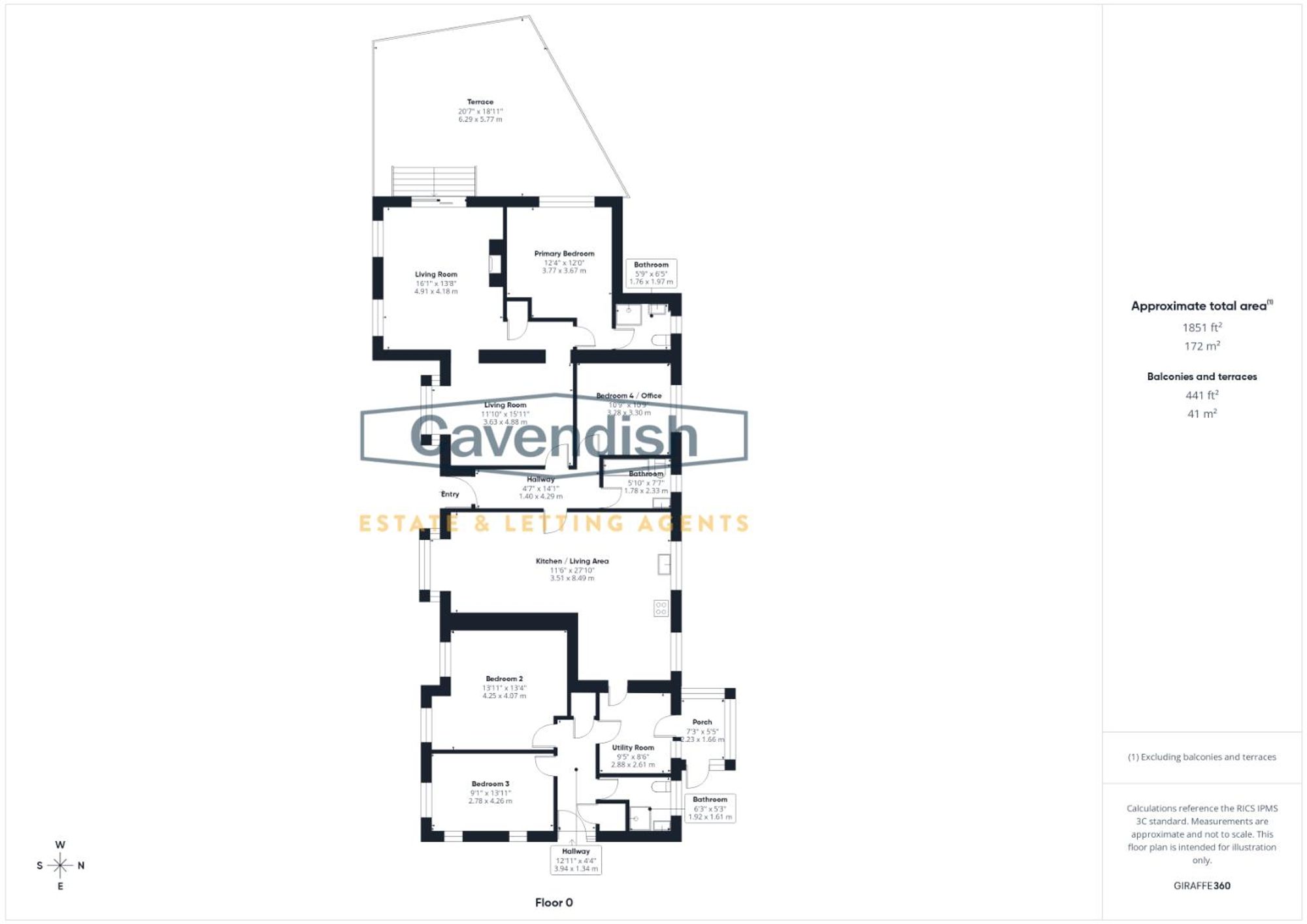 Floor plan — Llanarmon Road, Llanferres, CH7