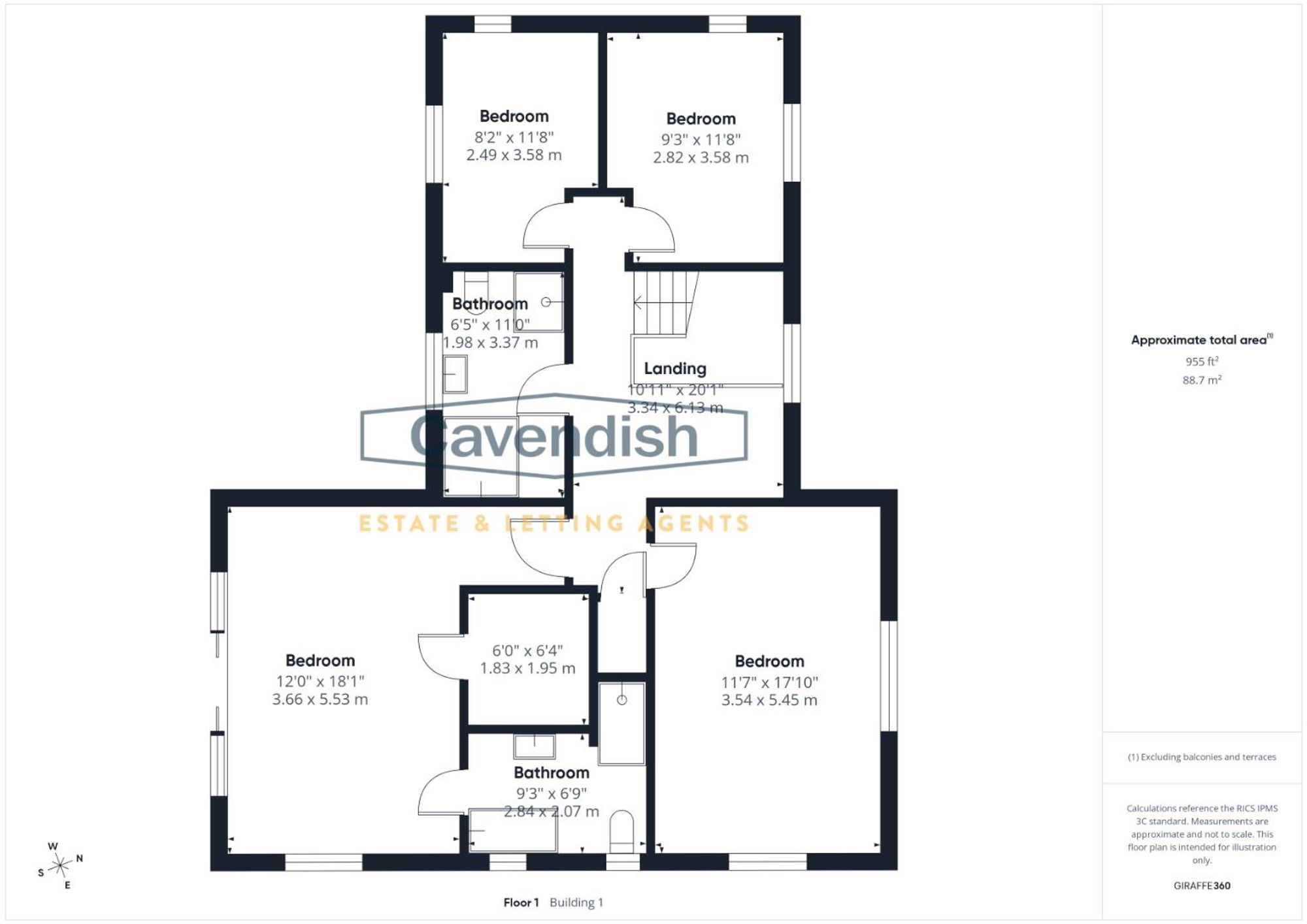Floor plan — Llanfwrog, Ruthin, LL15