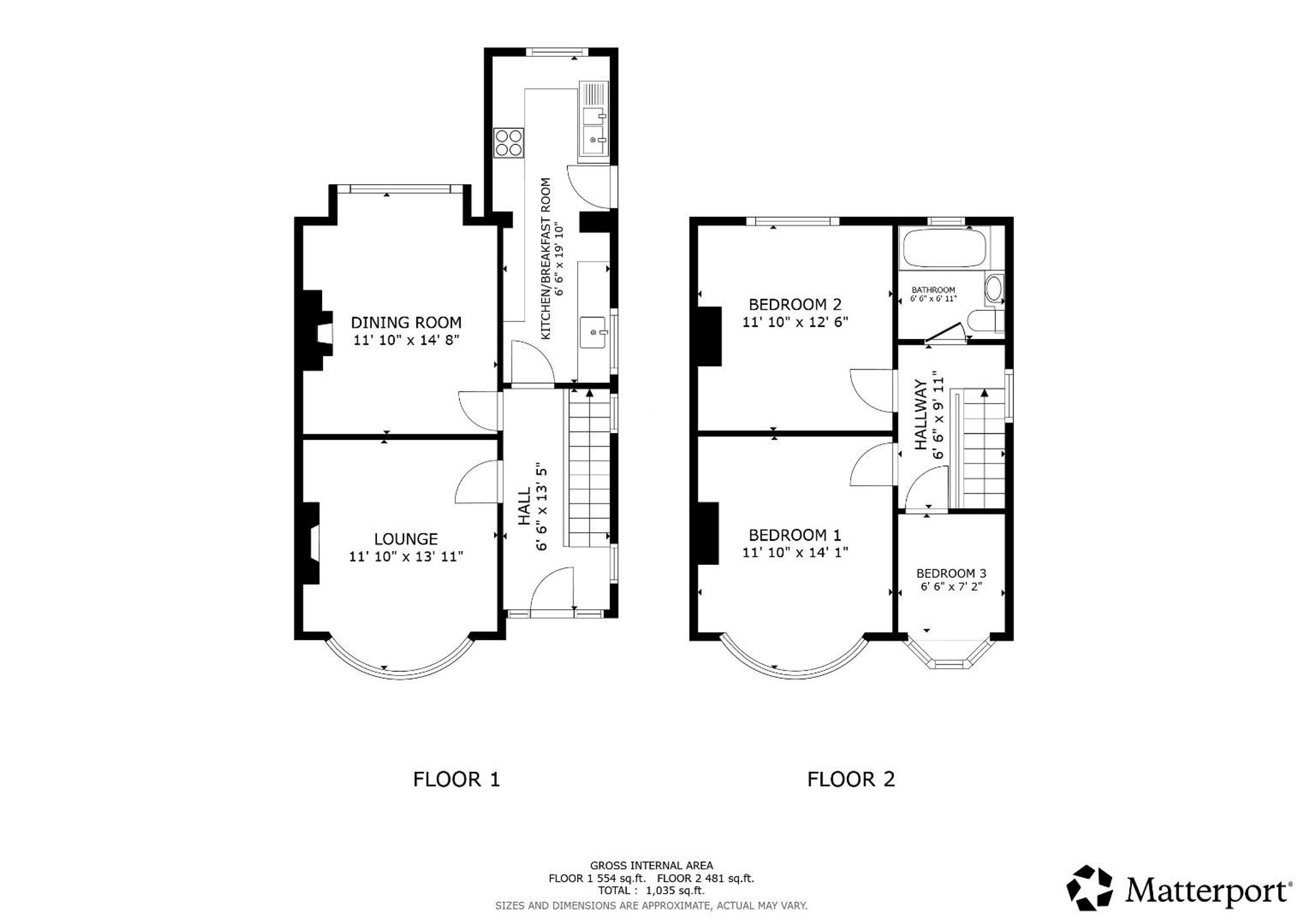 Floor plan — St. Meugans, Ruthin, LL15