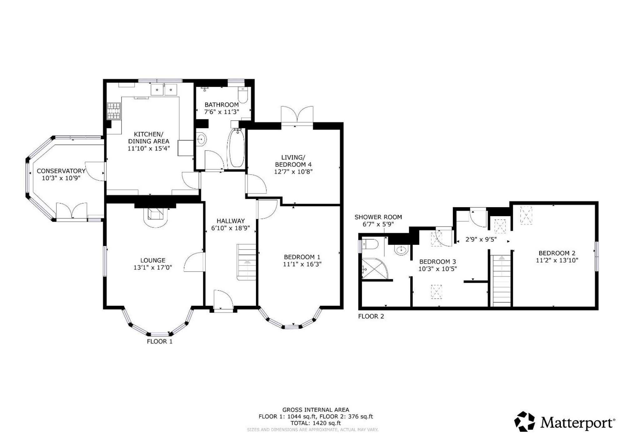Floor plan — Maes Dolwen, Ruthin, LL15