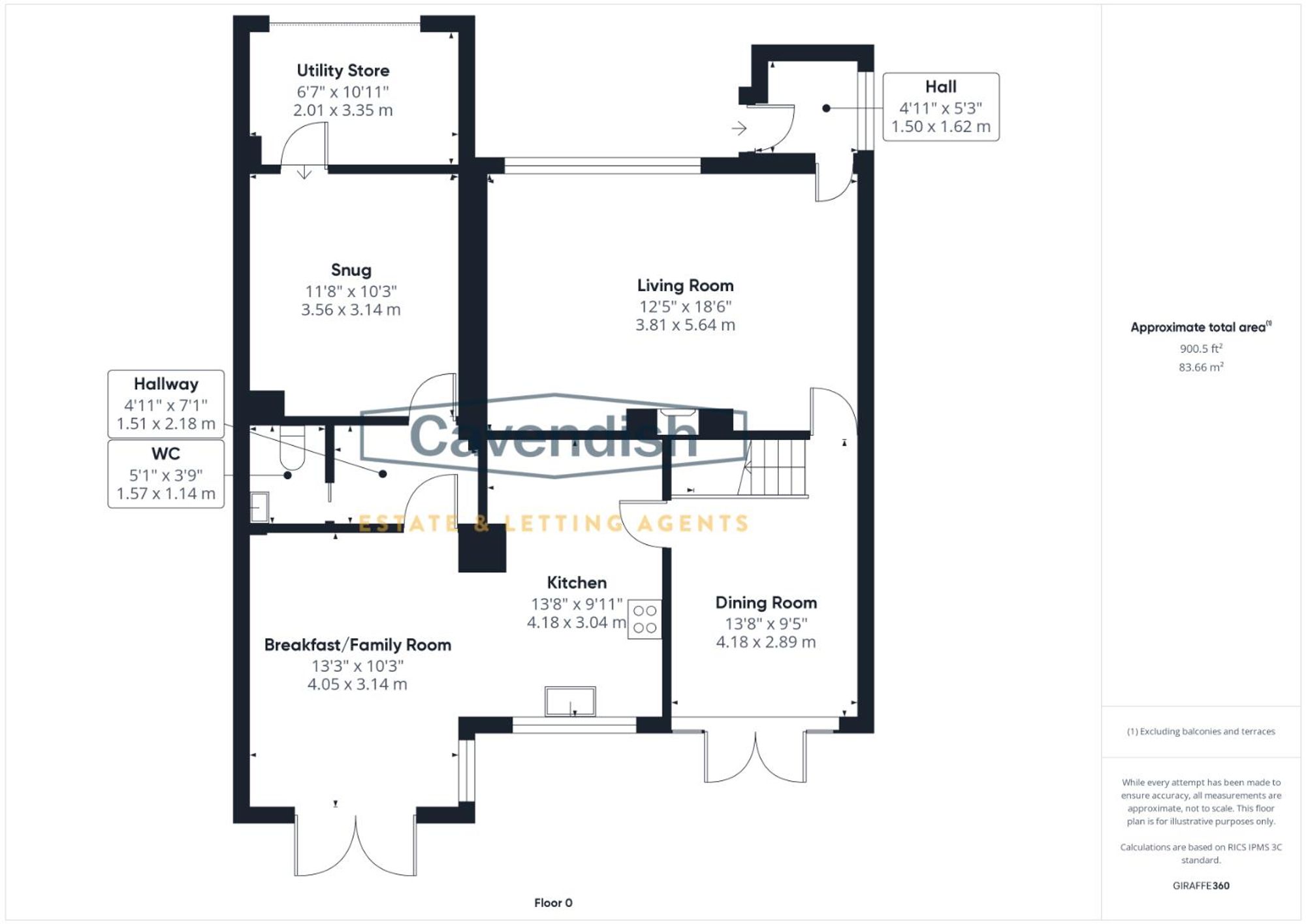 Floor plan — Meadowcroft, Higher Kinnerton, CH4