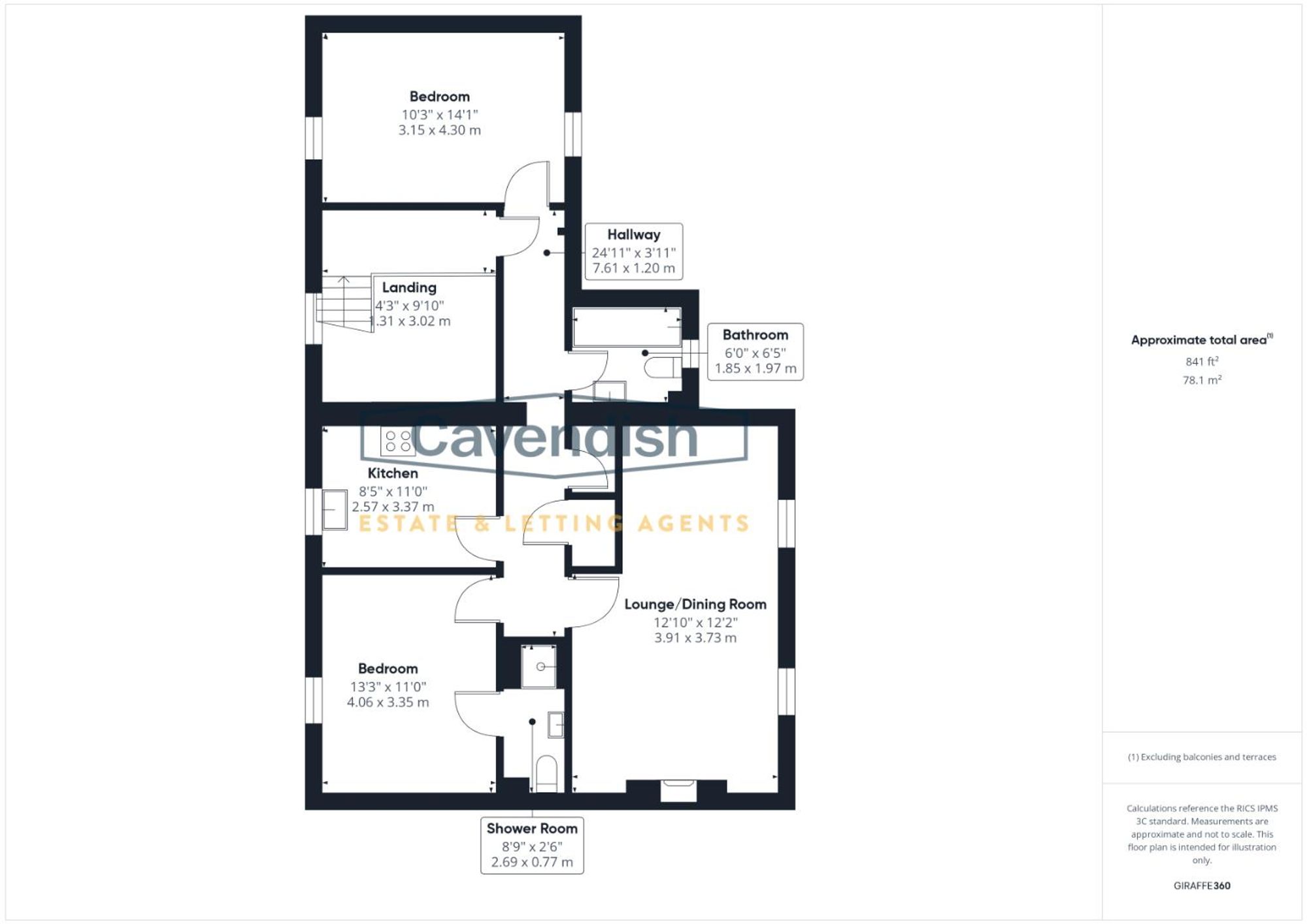 Floor plan — Lower Park Road, Chester, CH4