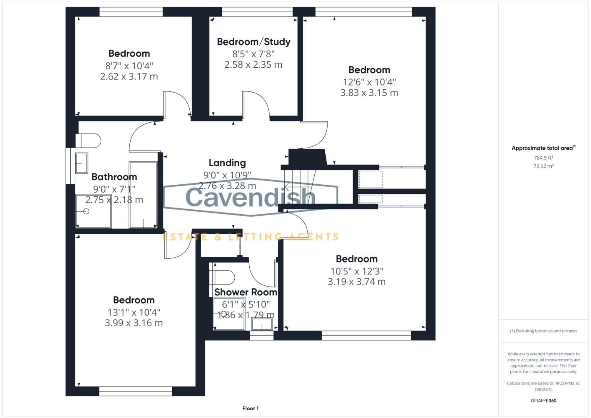 Floor plan — Meadowcroft, Higher Kinnerton, CH4