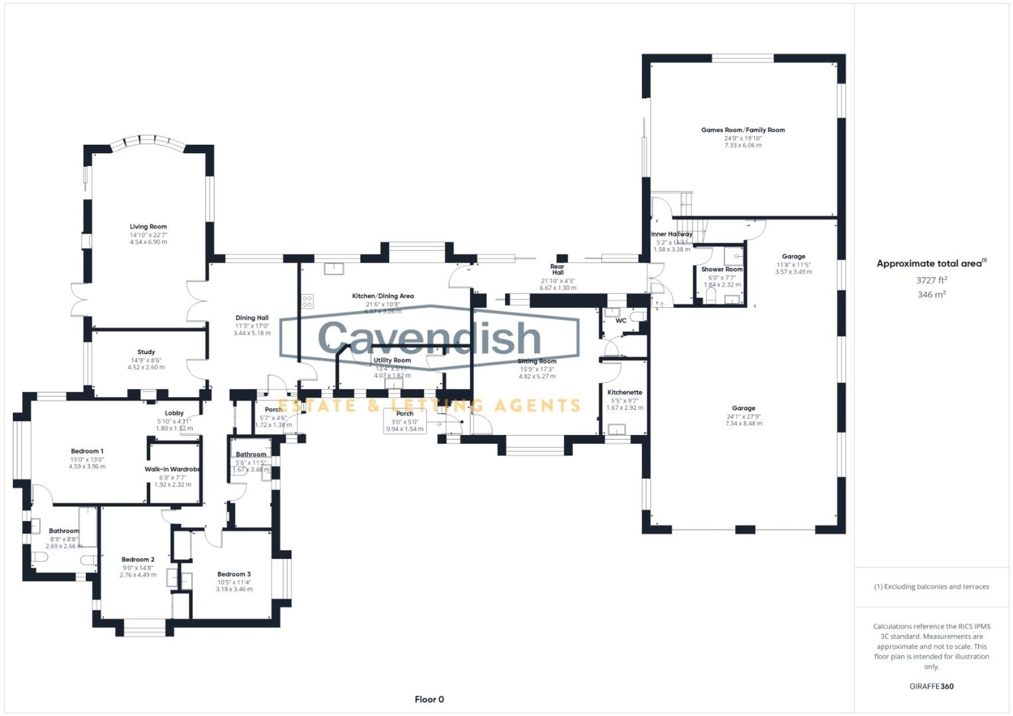 Floor plan — Gorsedd, Holywell, CH8