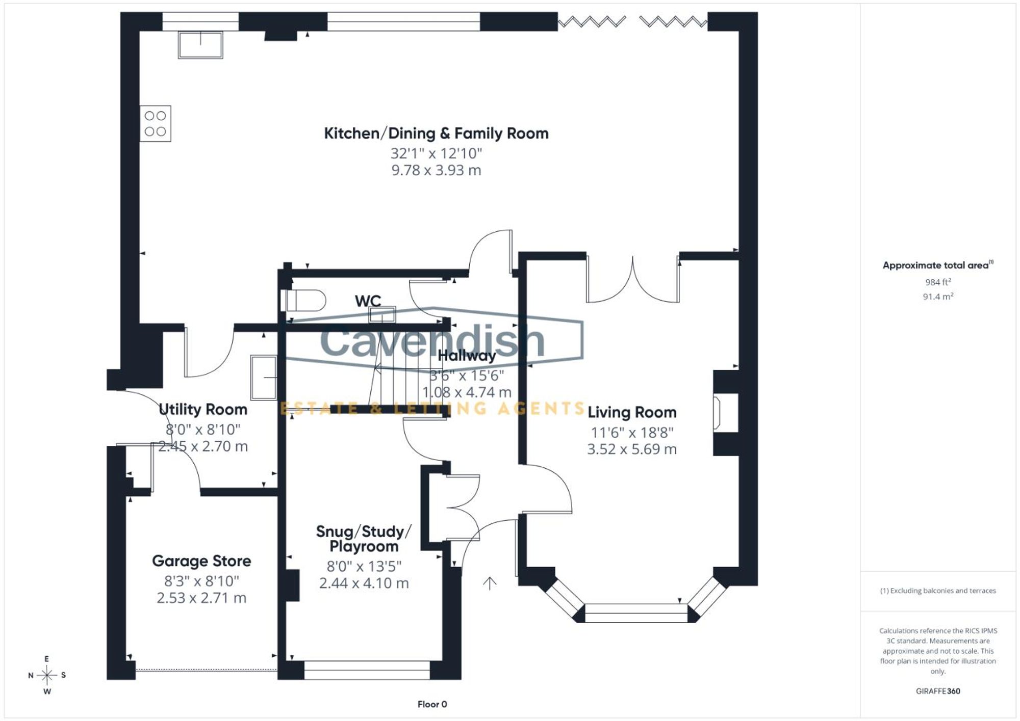 Floor plan — Vicarage Court, Holt, LL13