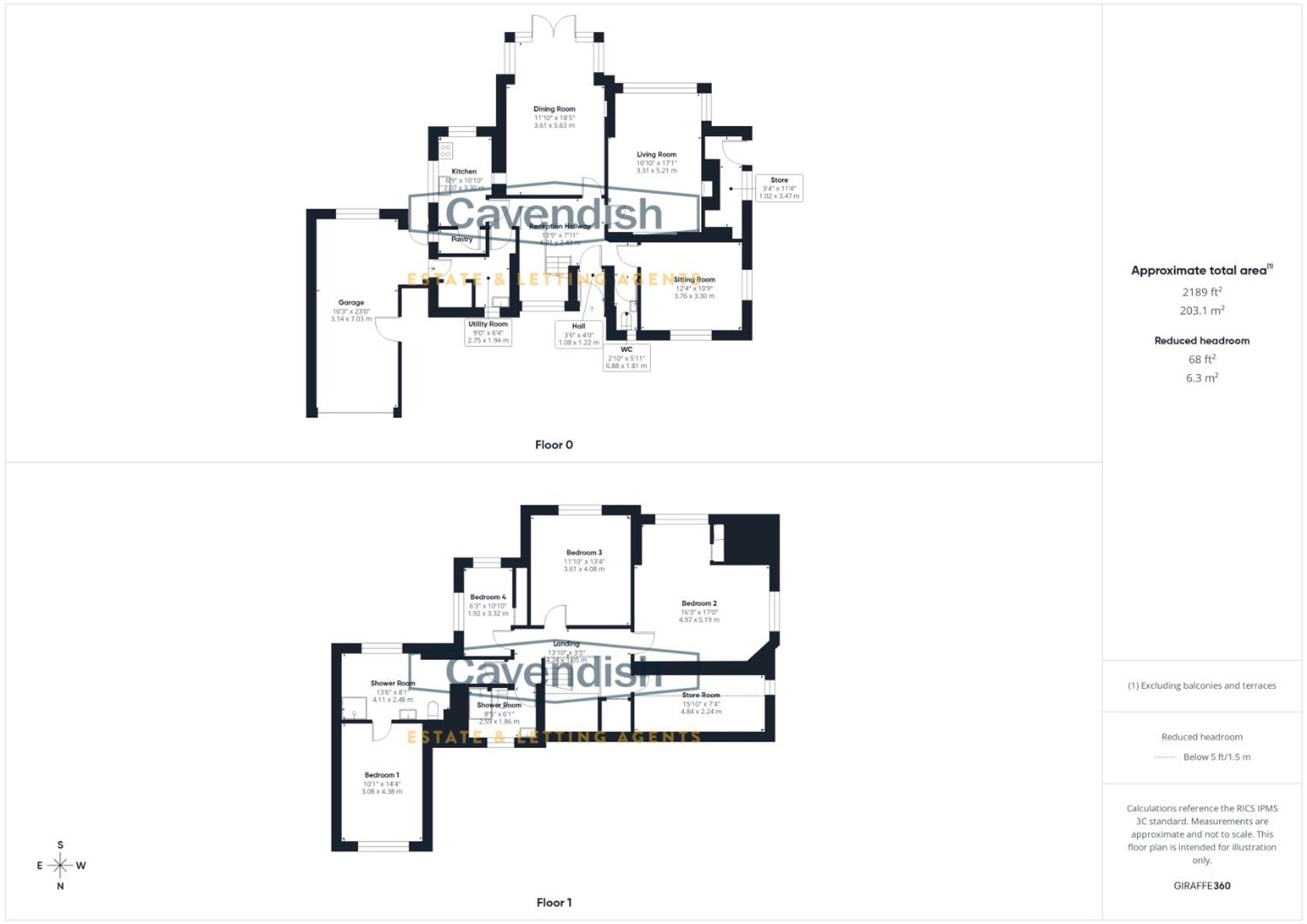 Floor plan — Upton Lane, Upton, CH2