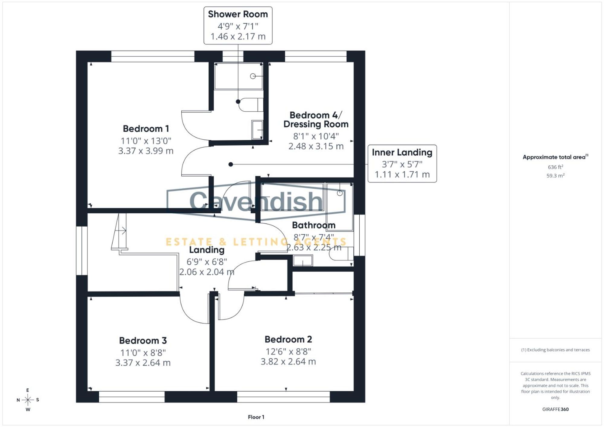 Floor plan — Vicarage Court, Holt, LL13