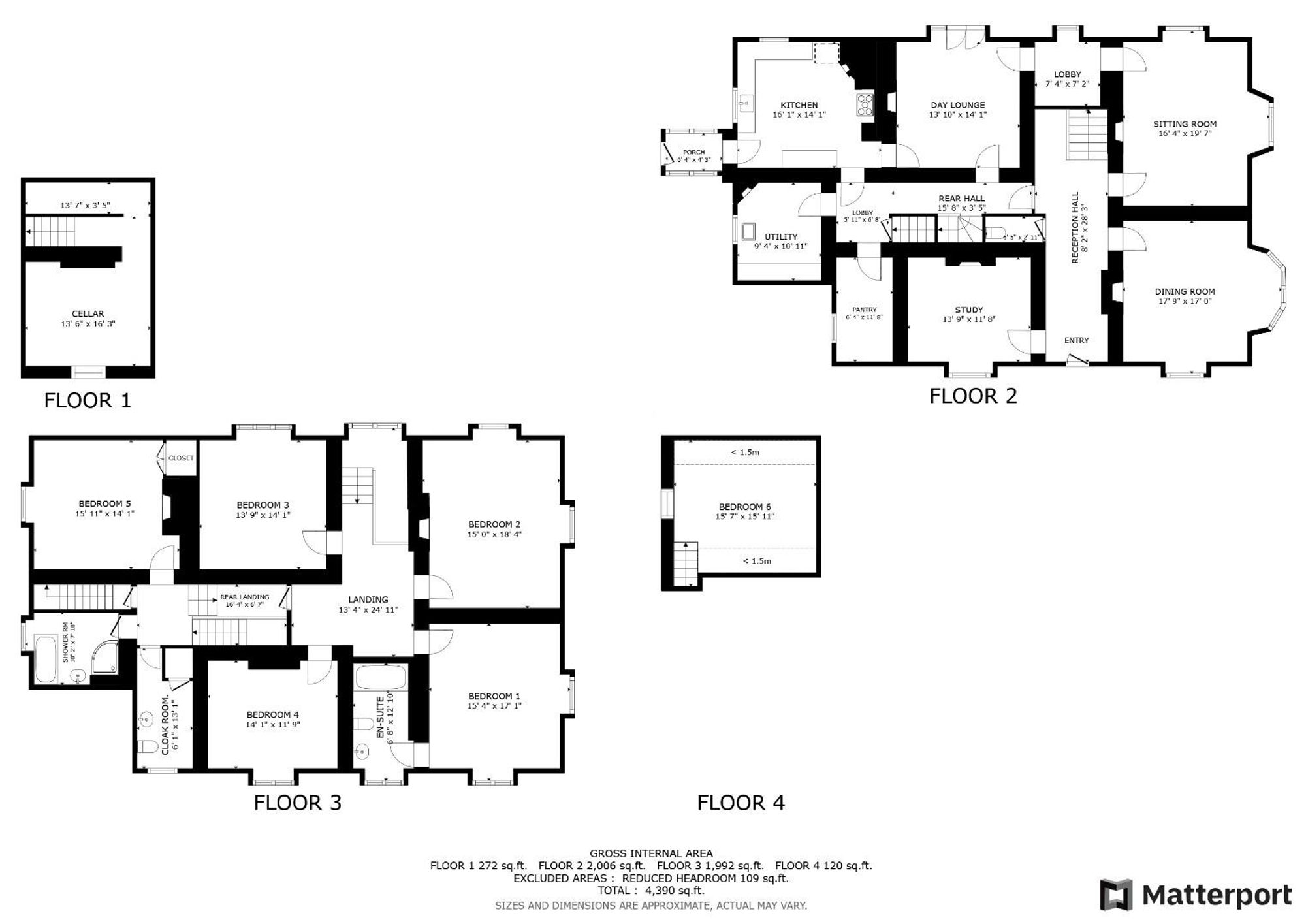 Floor plan — Llandrillo, Corwen, LL21
