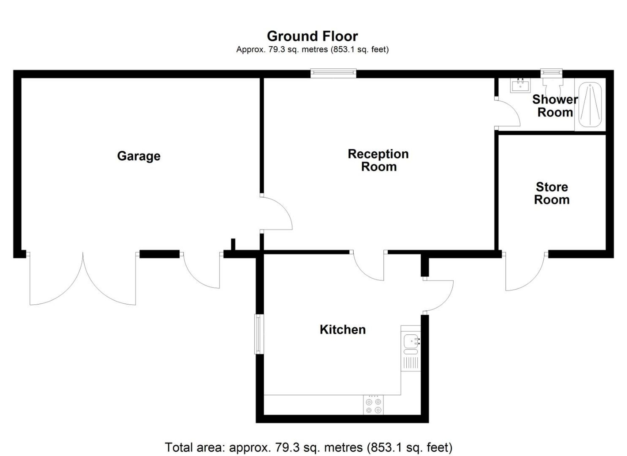 Floor plan — Commonwood, Holt, LL13