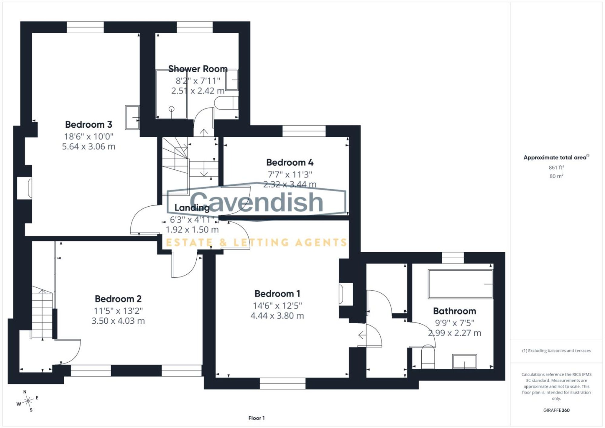 Floor plan — Becketts Lane, Chester, CH3