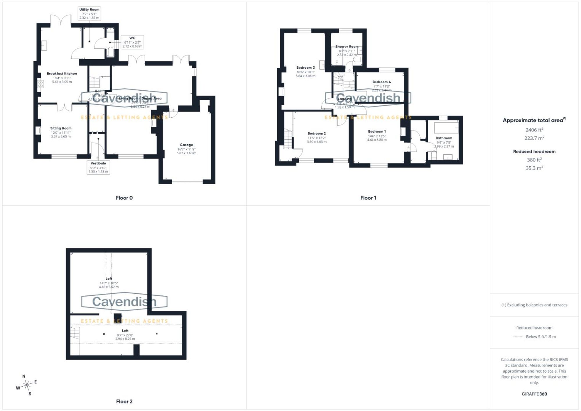 Floor plan — Becketts Lane, Chester, CH3