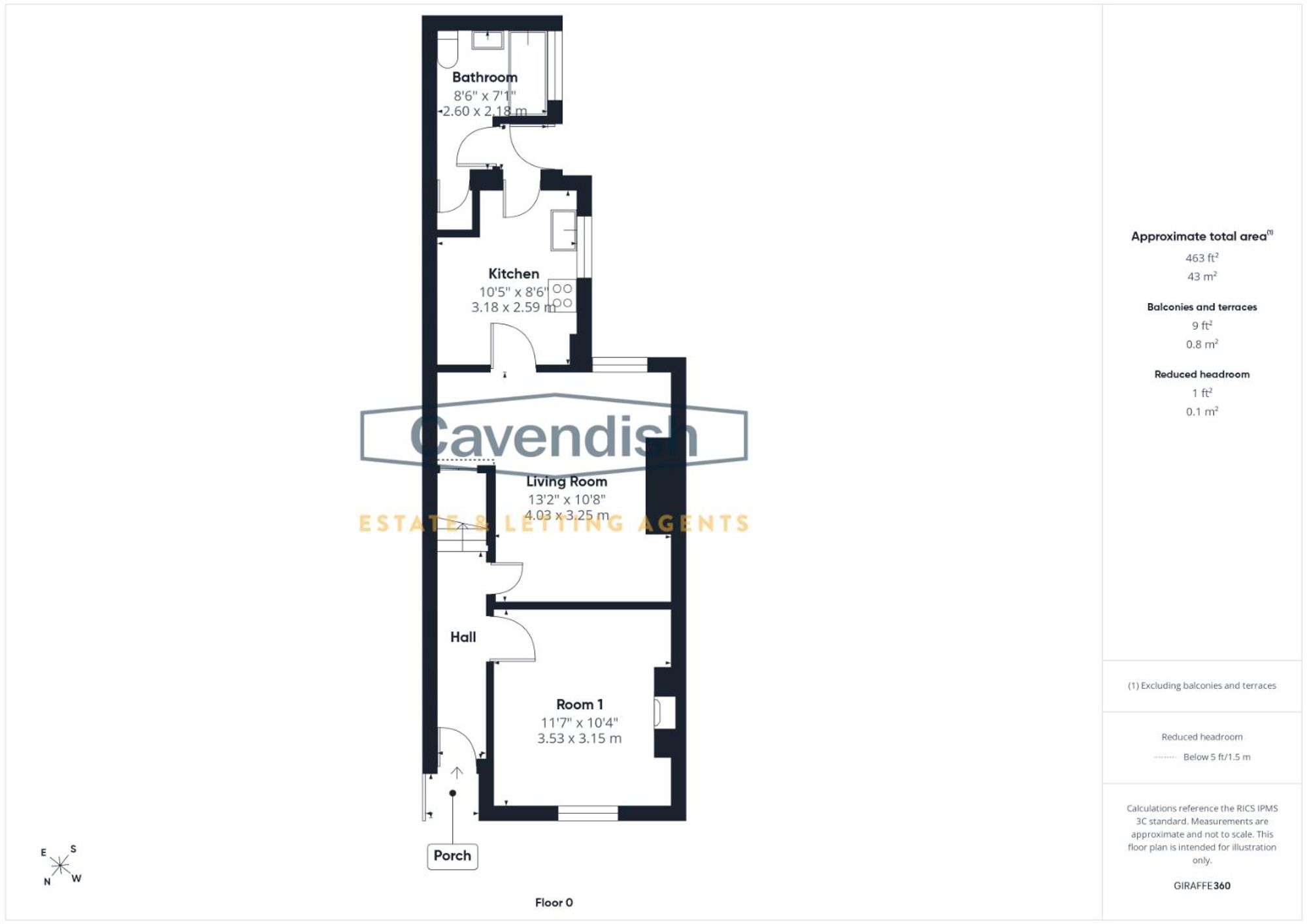 Floor plan — Vernon Road, Chester, CH1